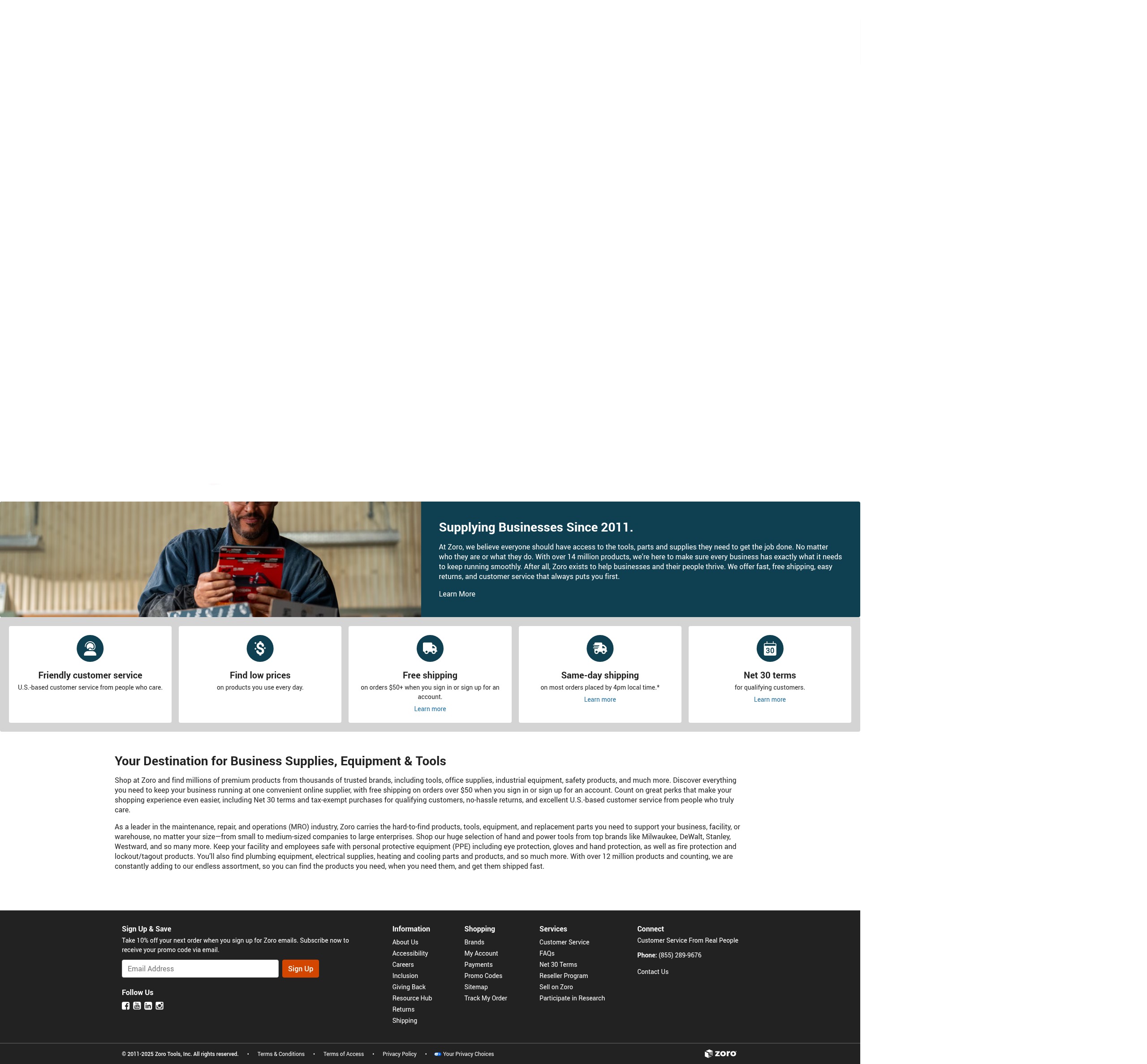 Landing Page