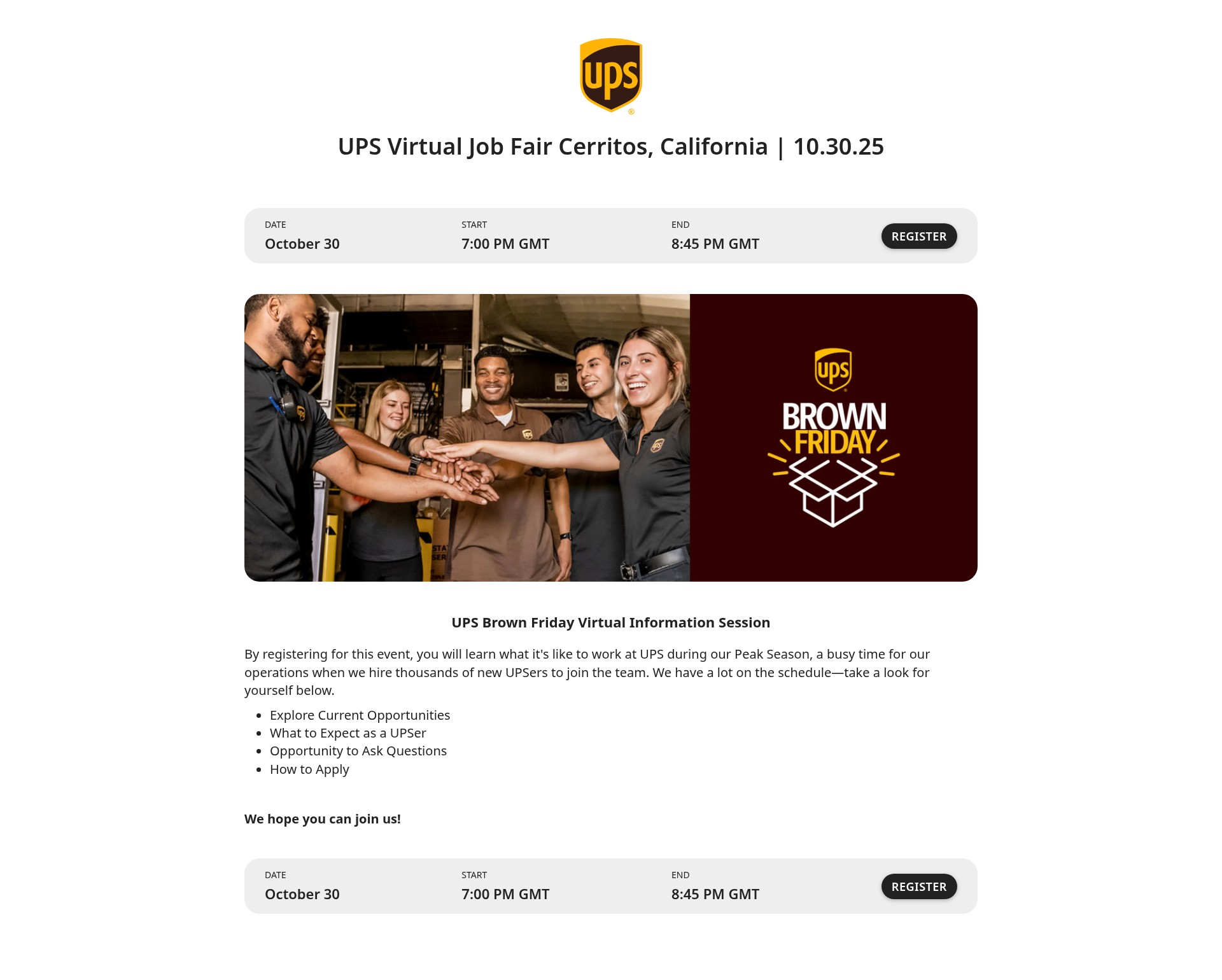 Landing Page