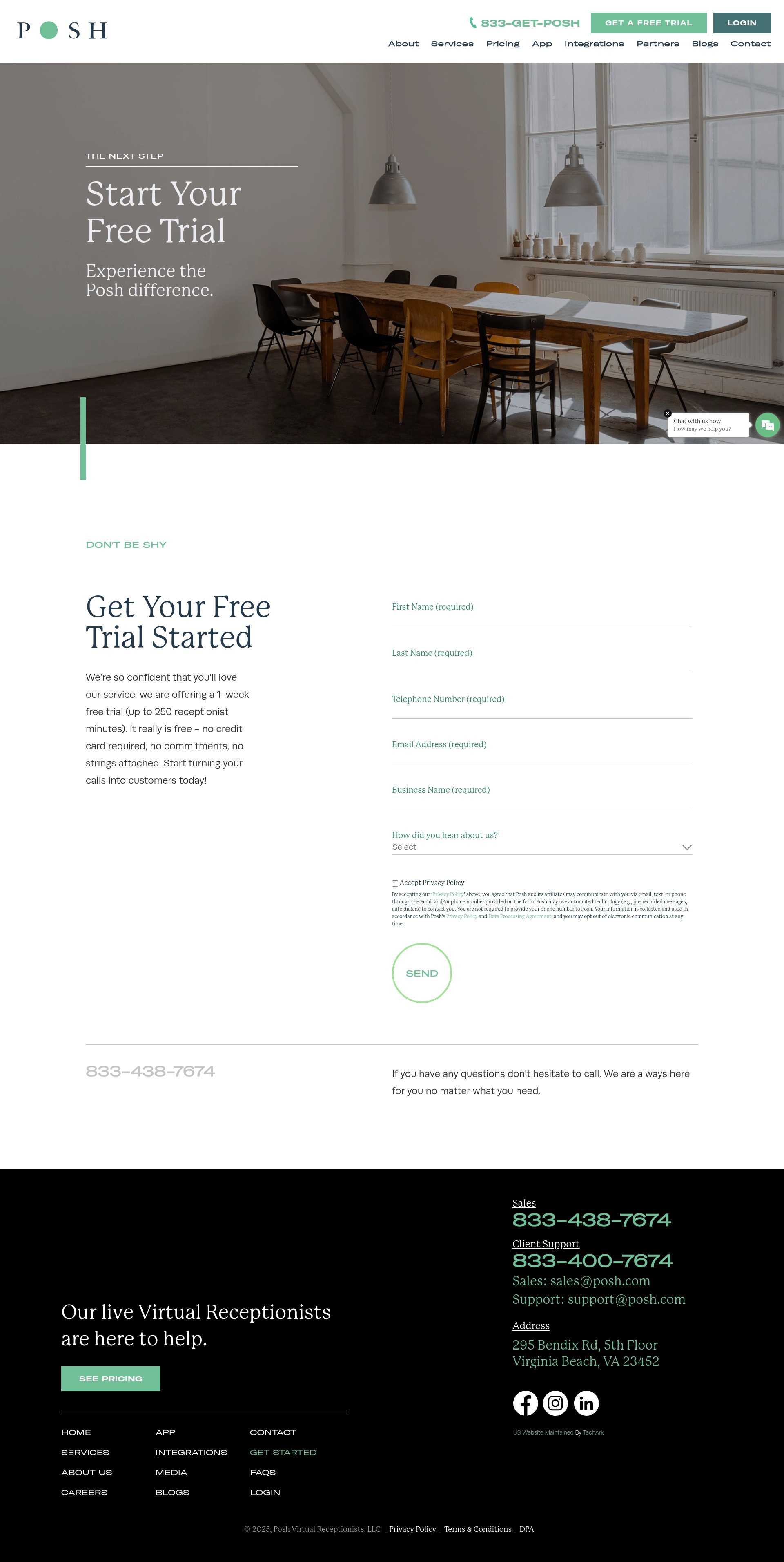 Landing Page