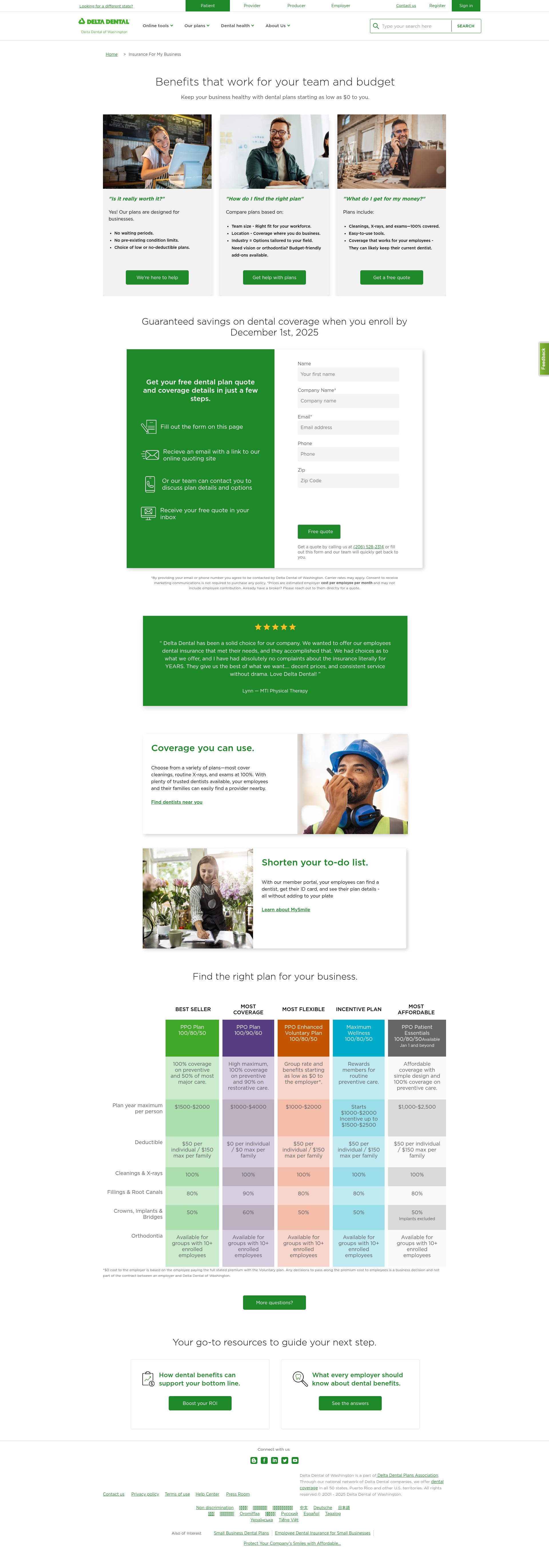 Landing Page