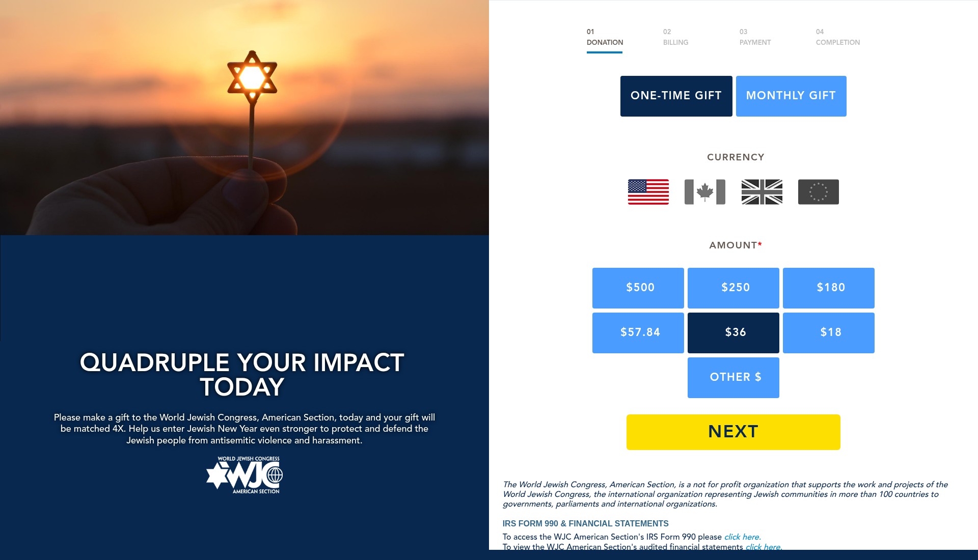 Landing Page