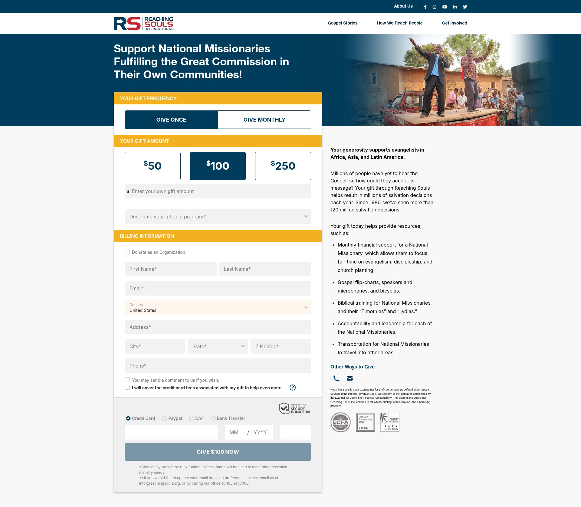 Landing Page
