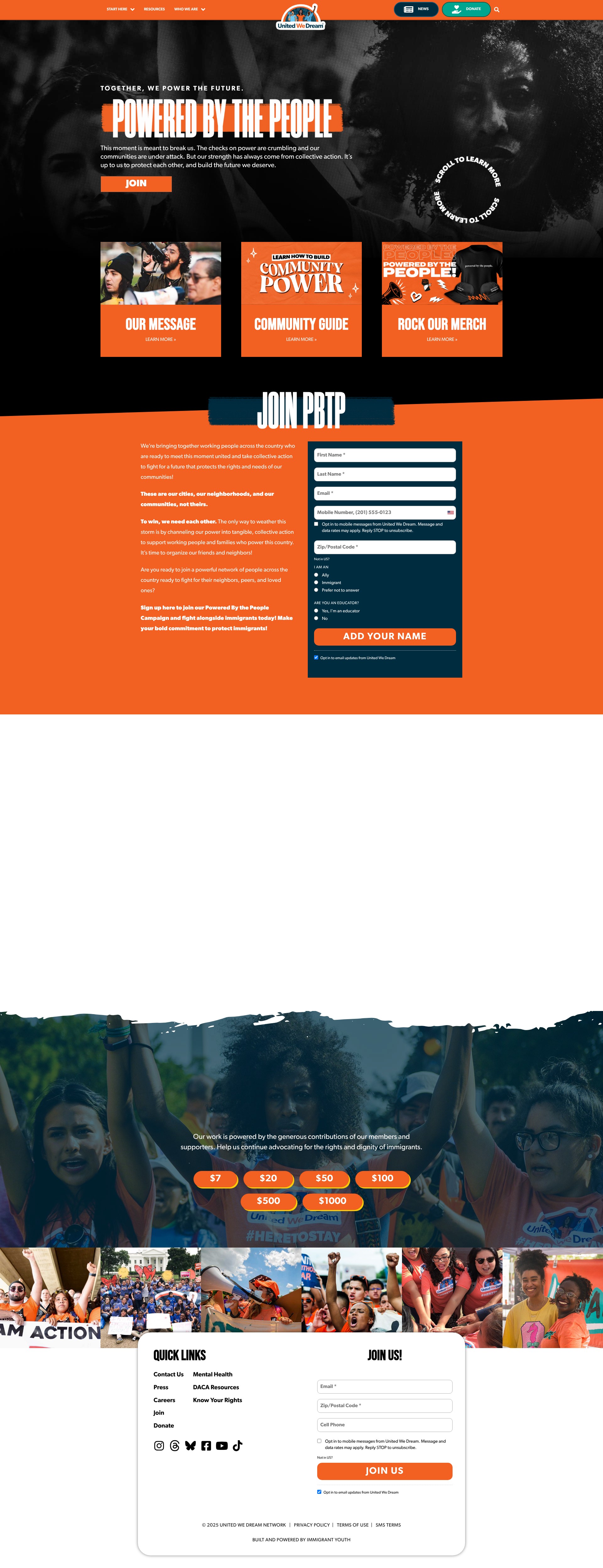Landing Page