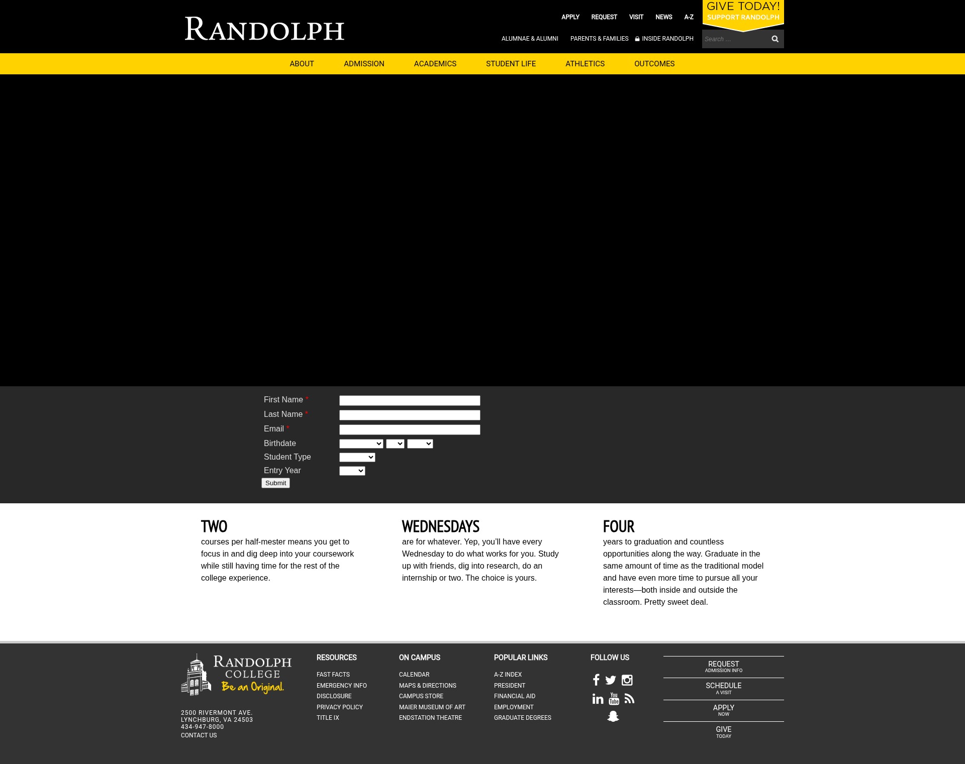 Landing Page