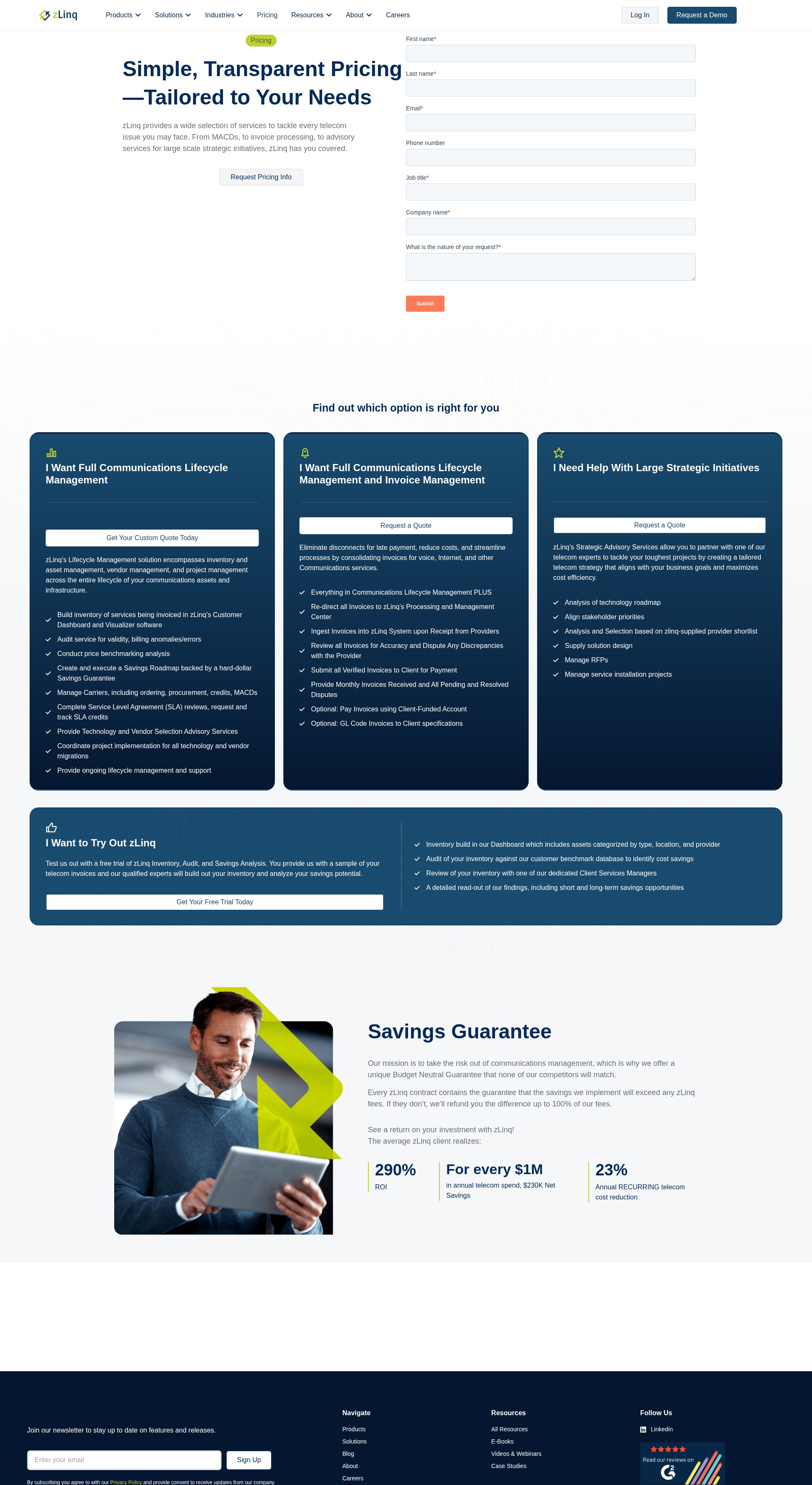 Landing Page