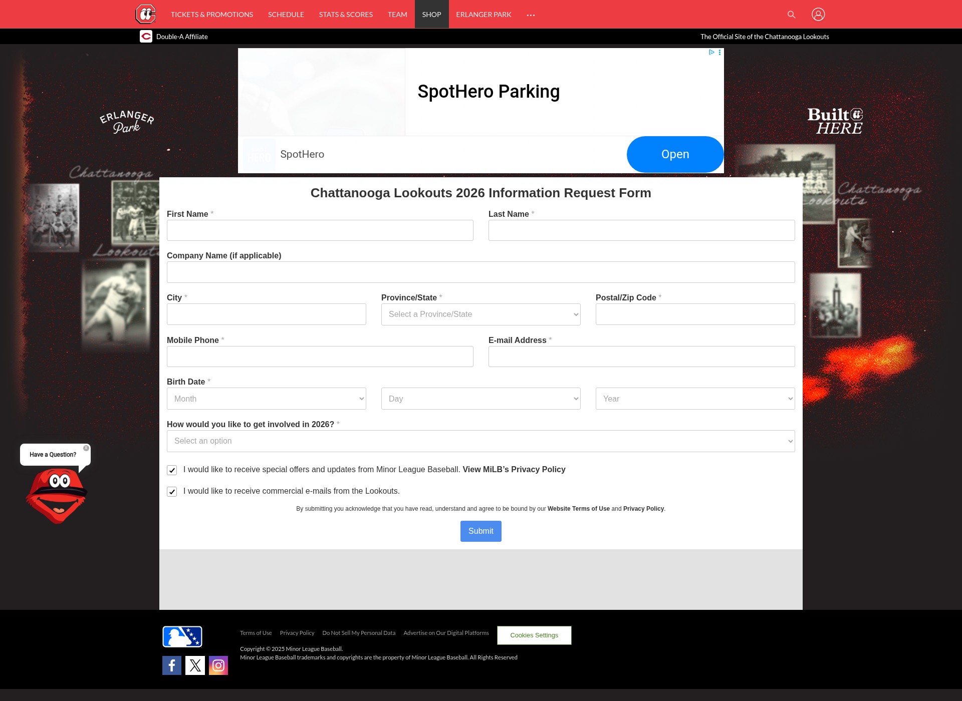 Landing Page
