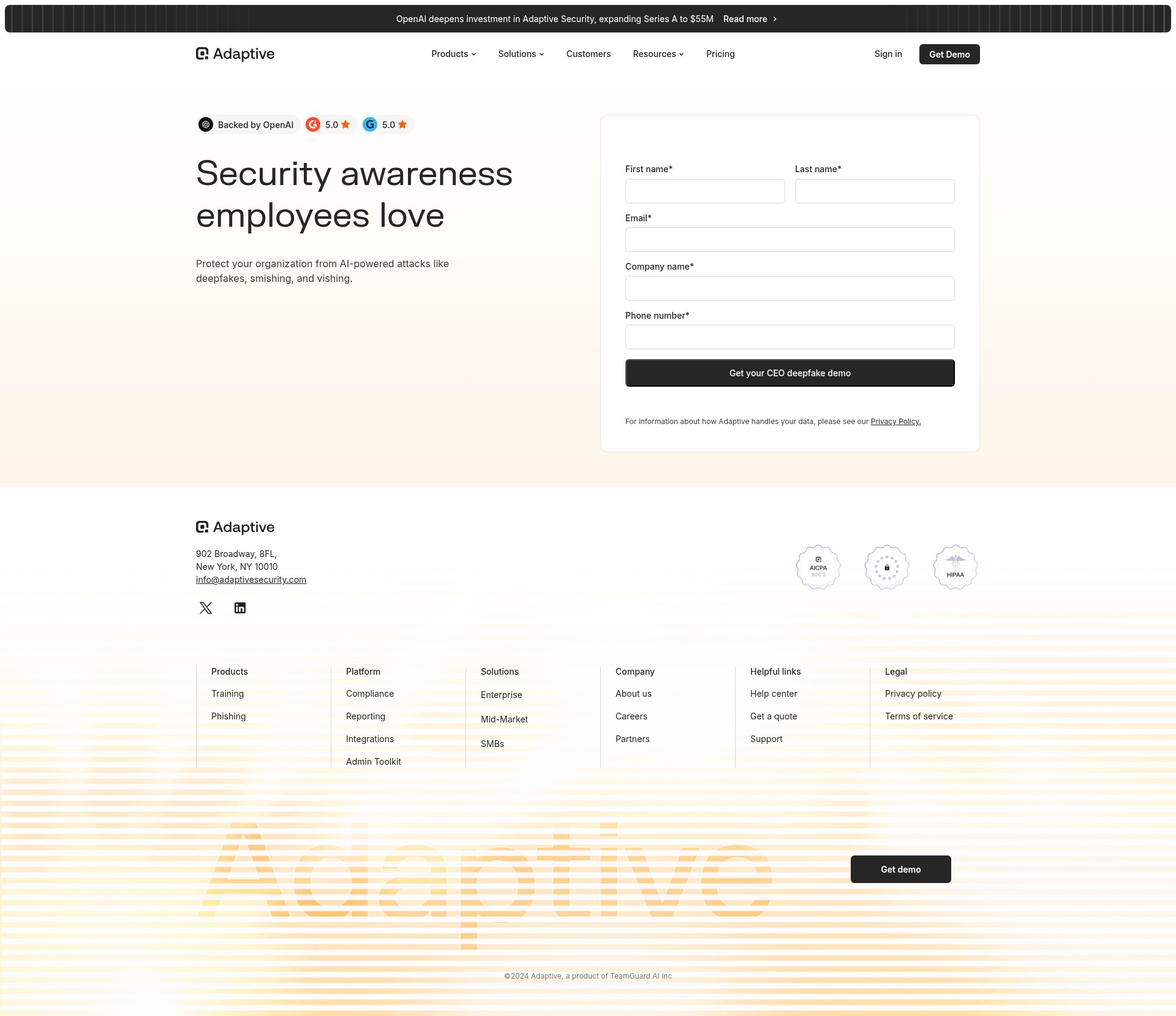 Landing Page