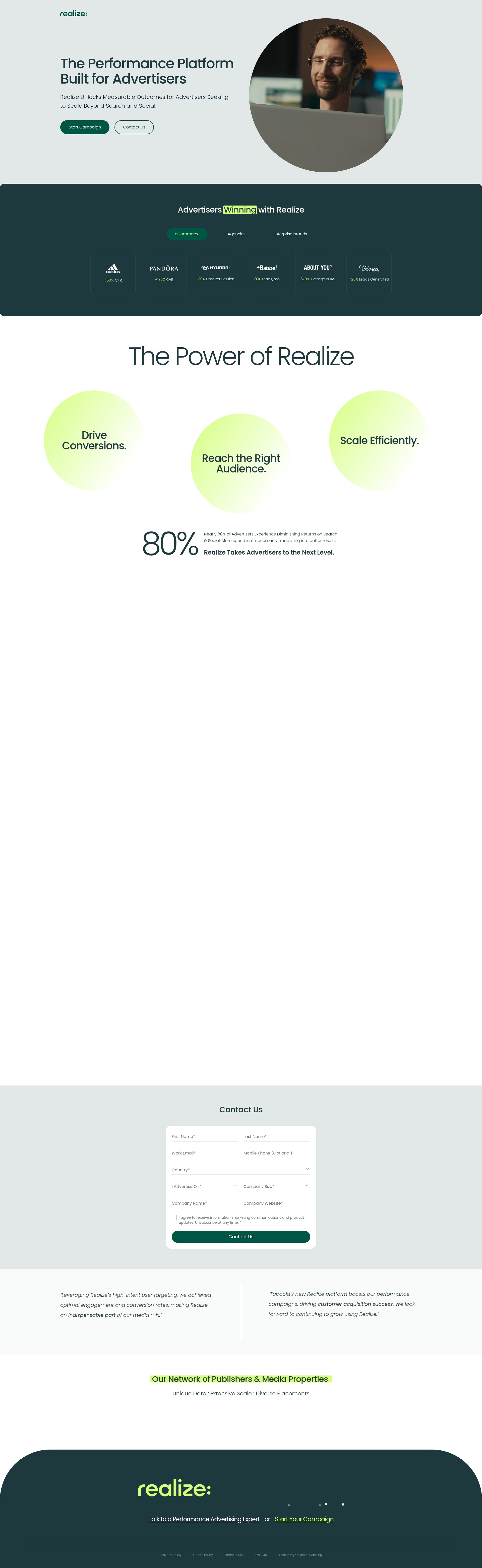 Landing Page
