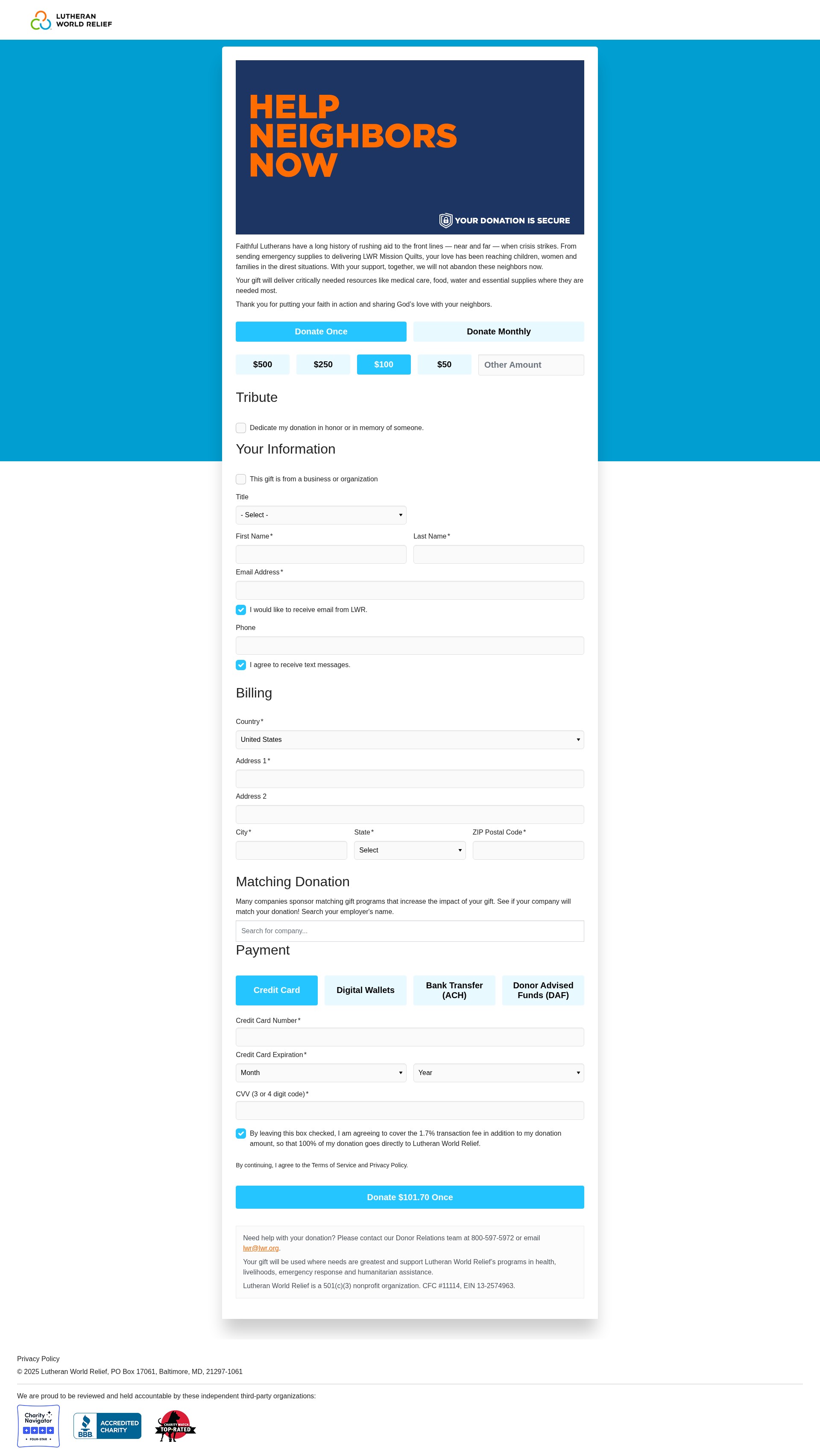 Landing Page