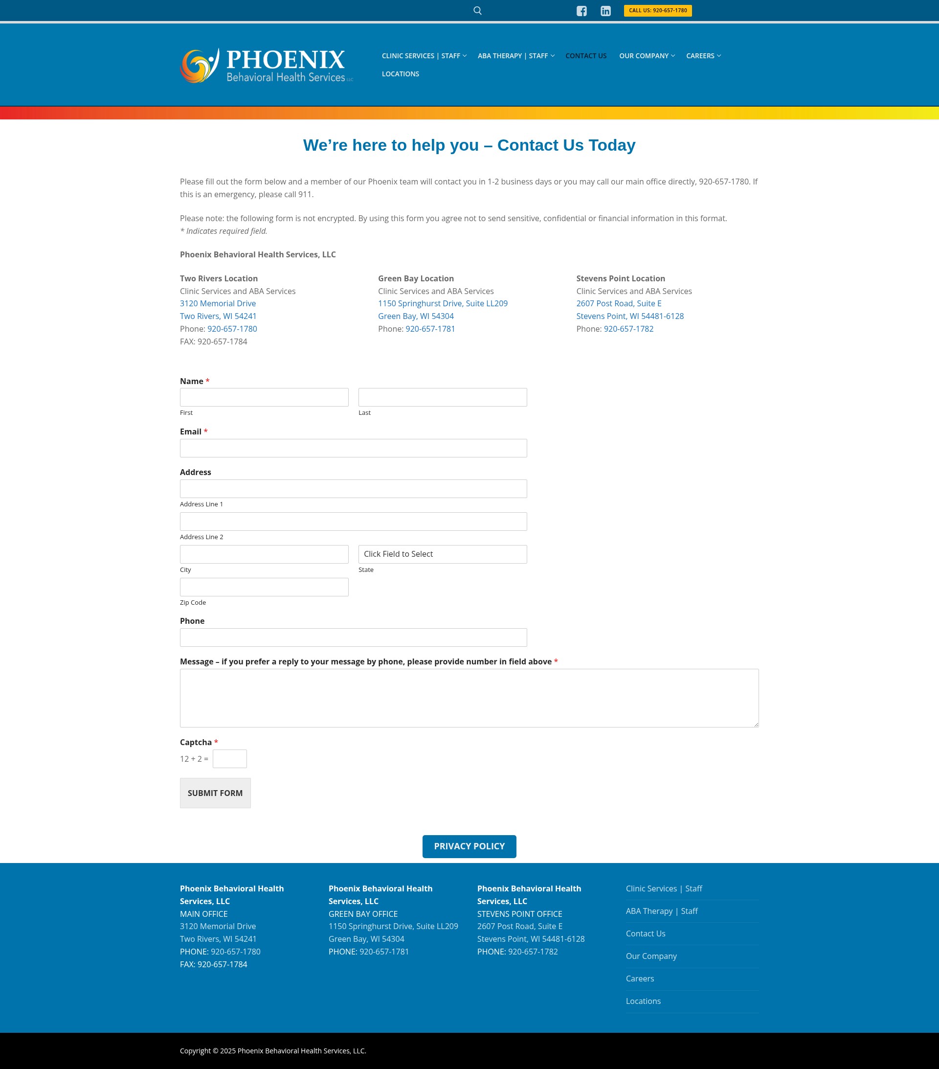 Landing Page