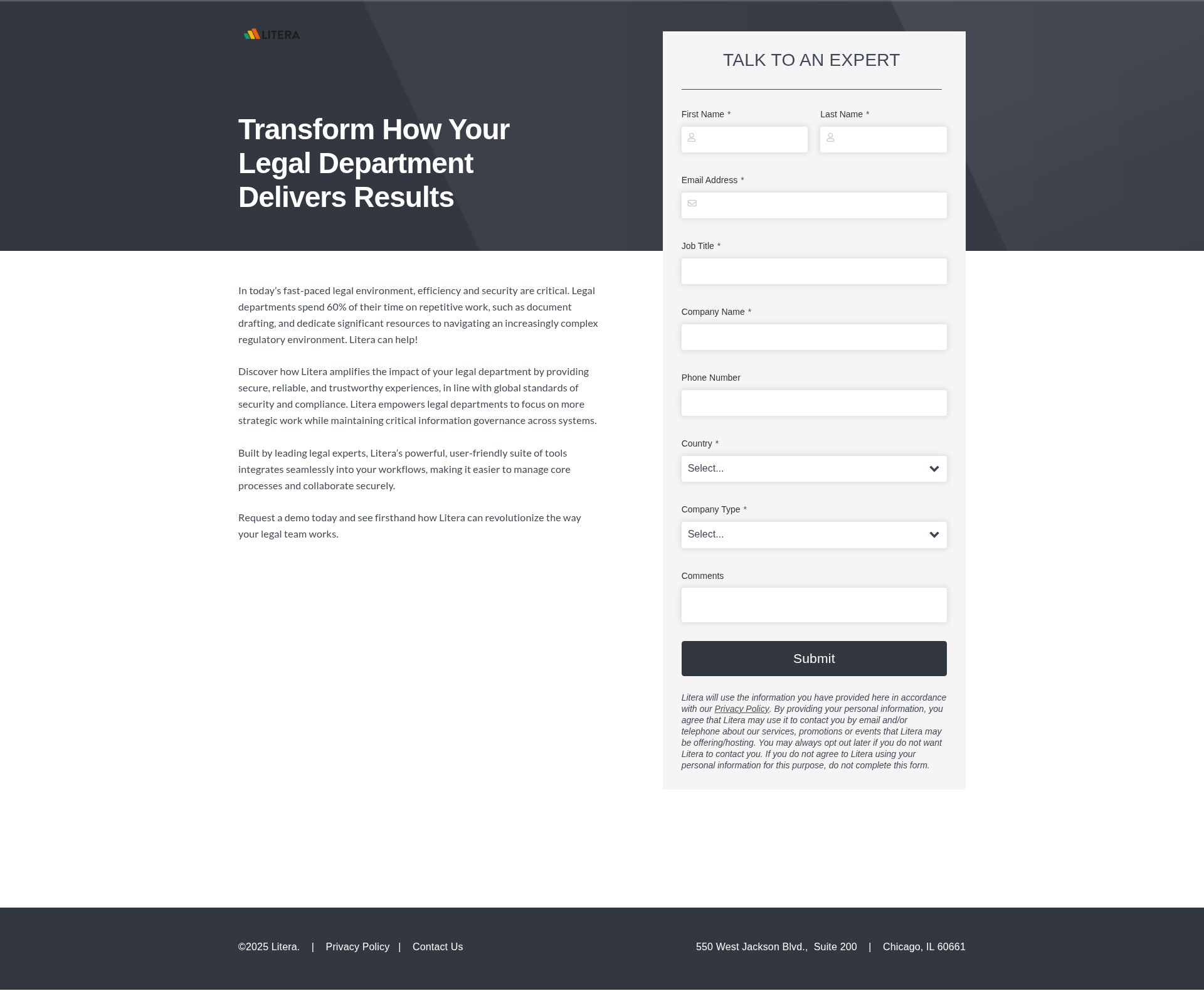 Landing Page