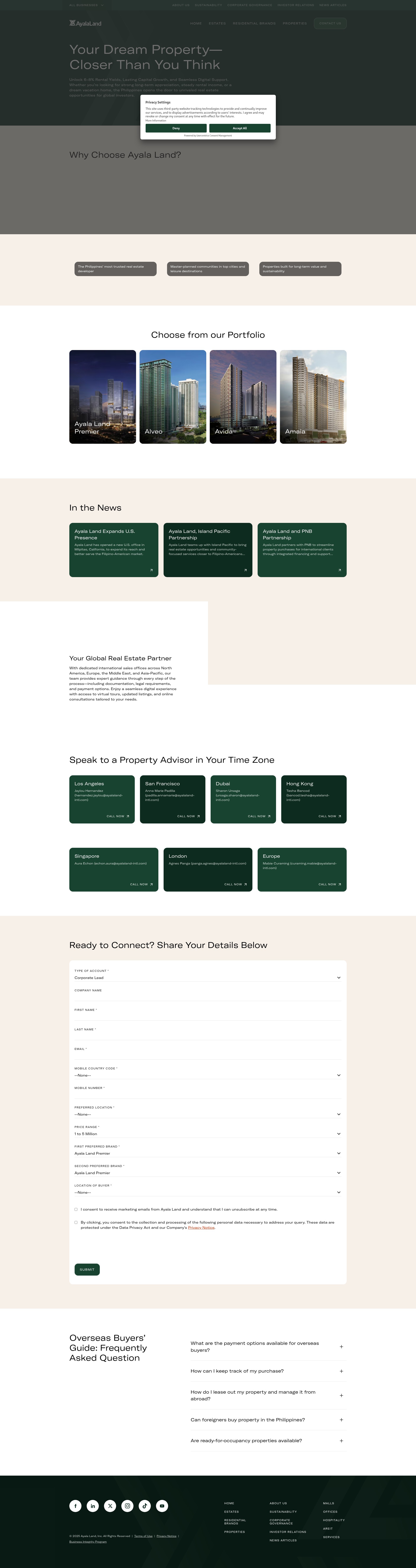 Landing Page