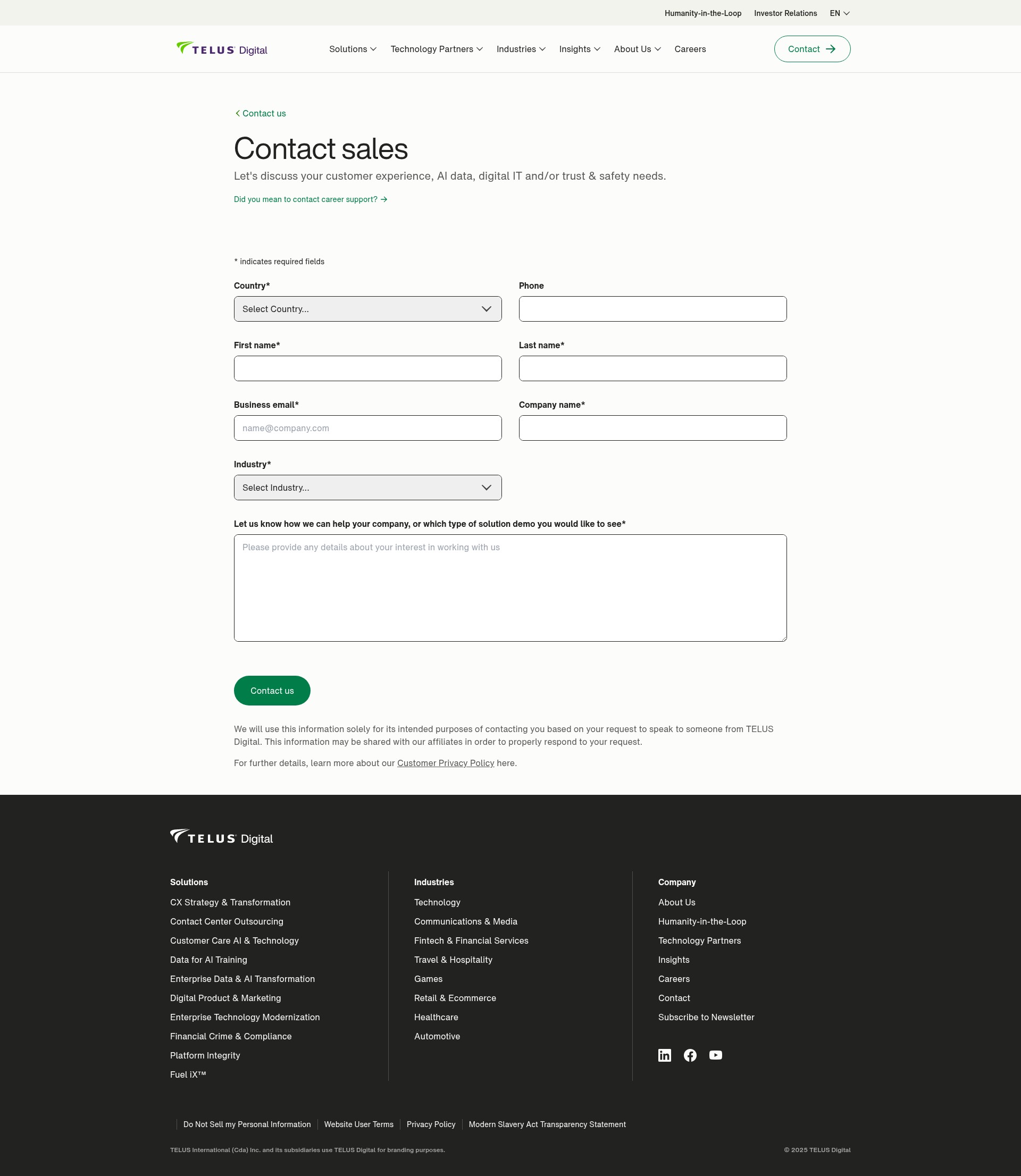 Landing Page