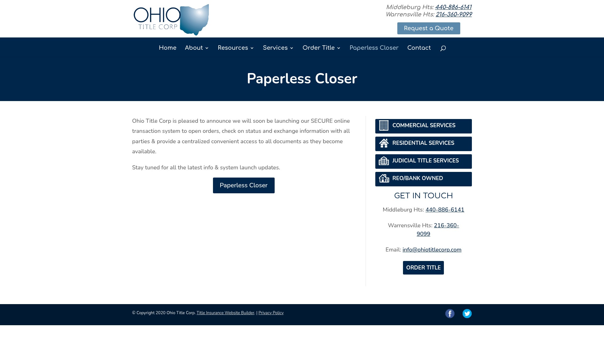 Landing Page