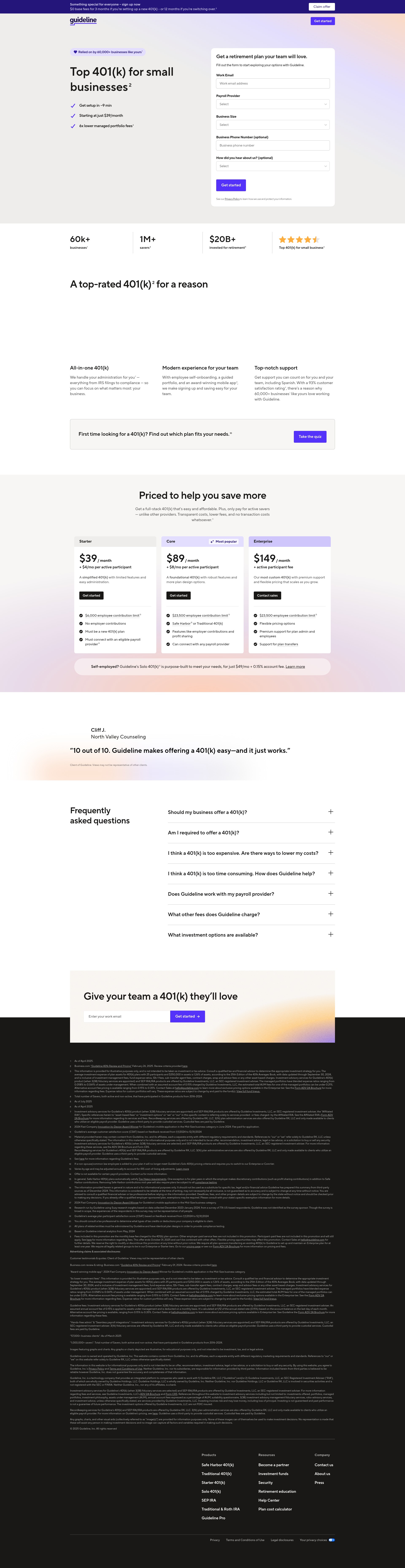 Landing Page