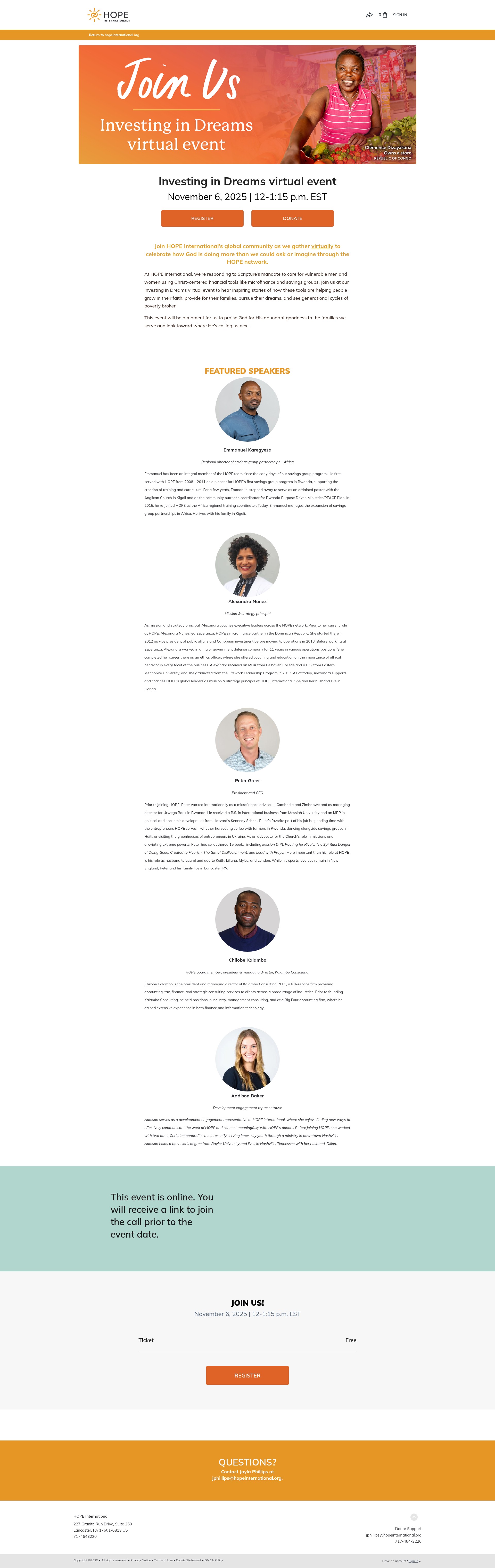 Landing Page