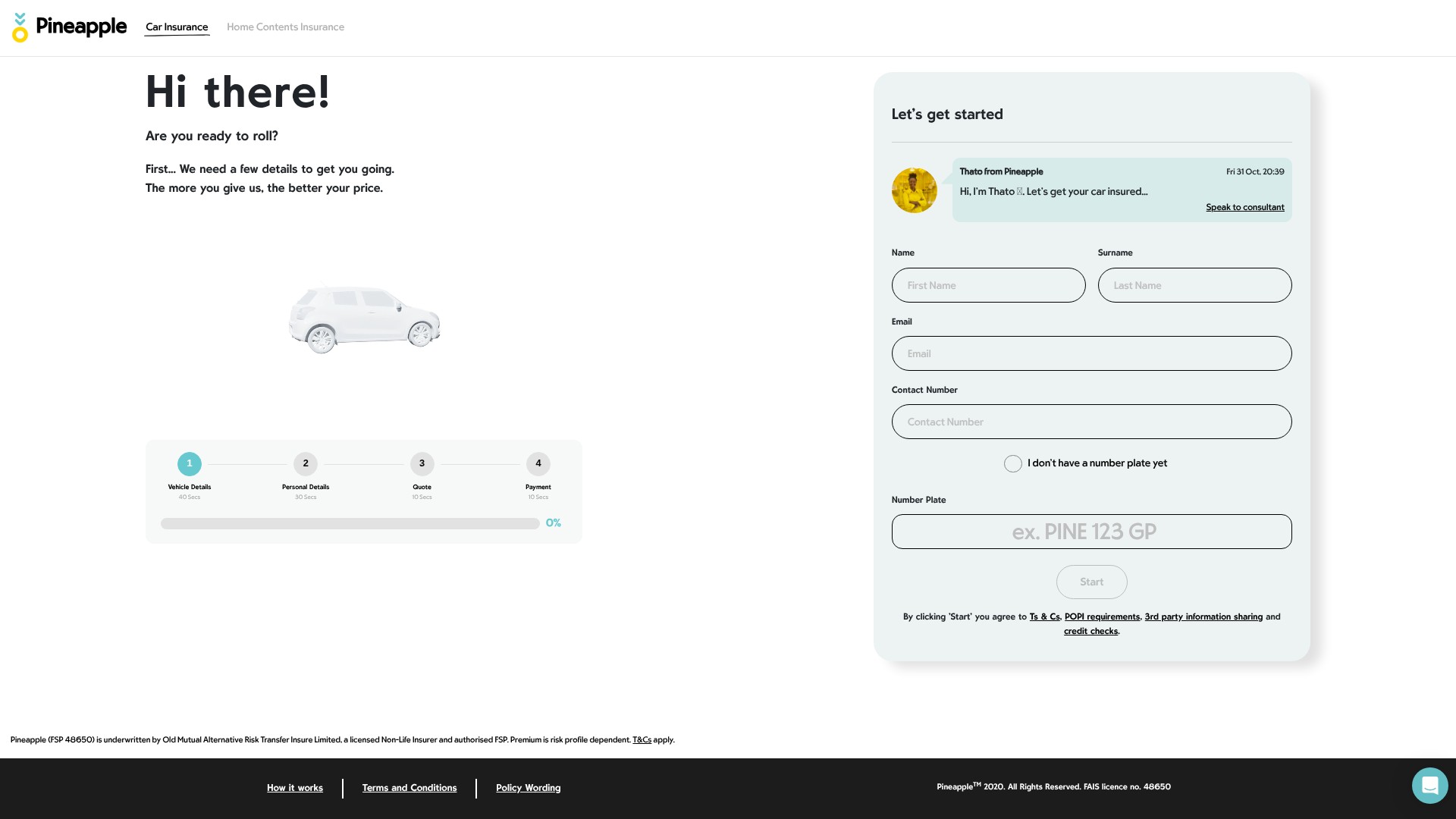 Landing Page
