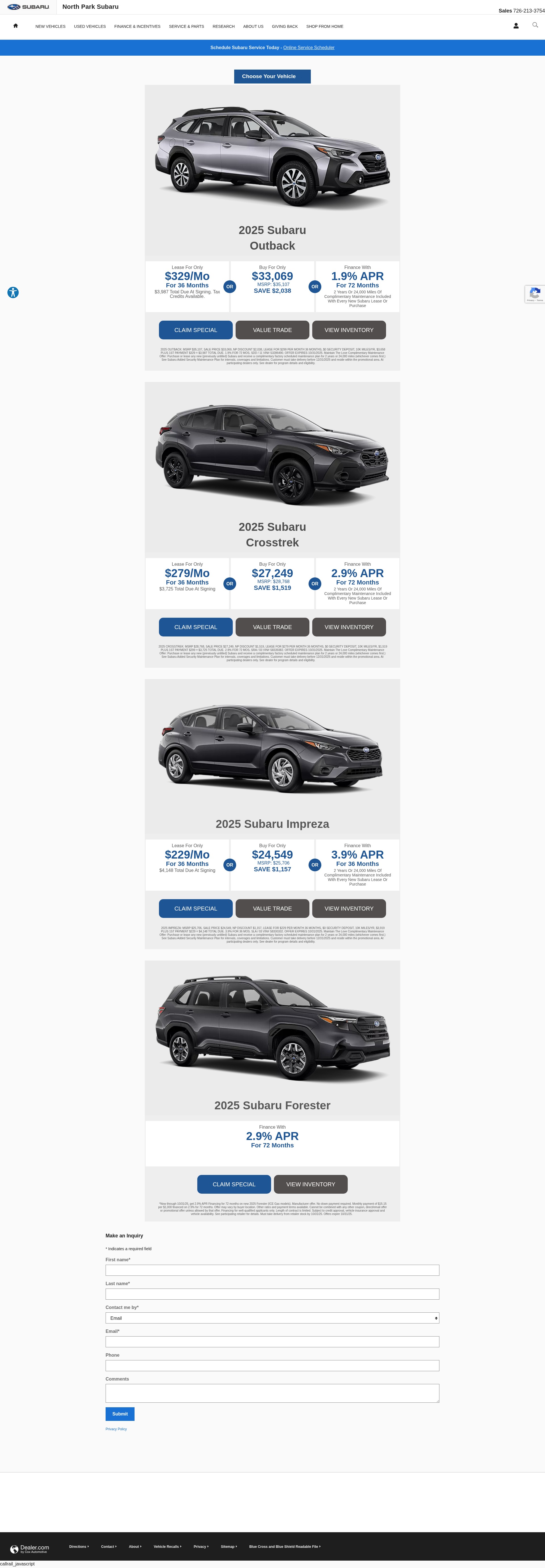 Landing Page