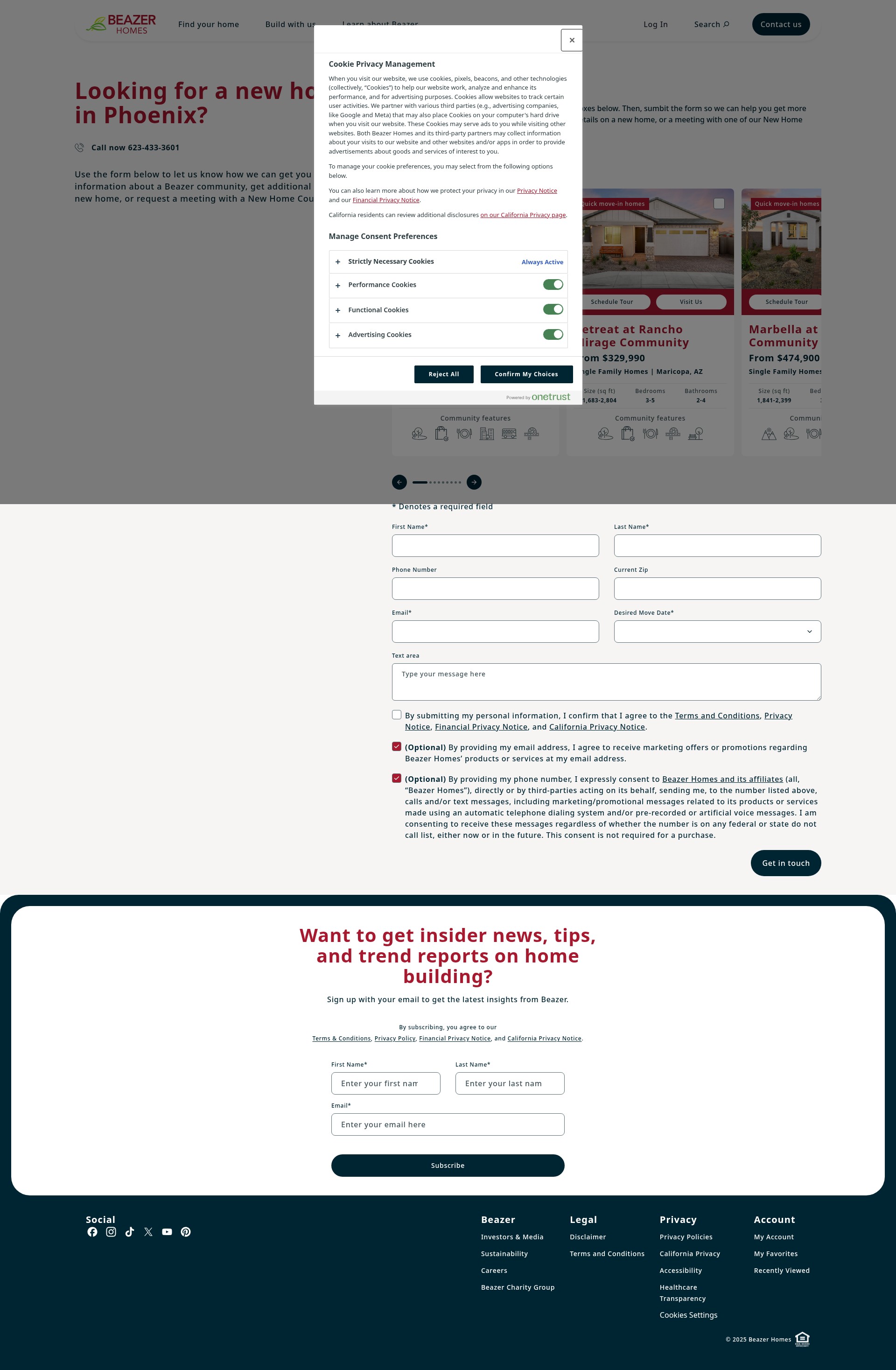 Landing Page