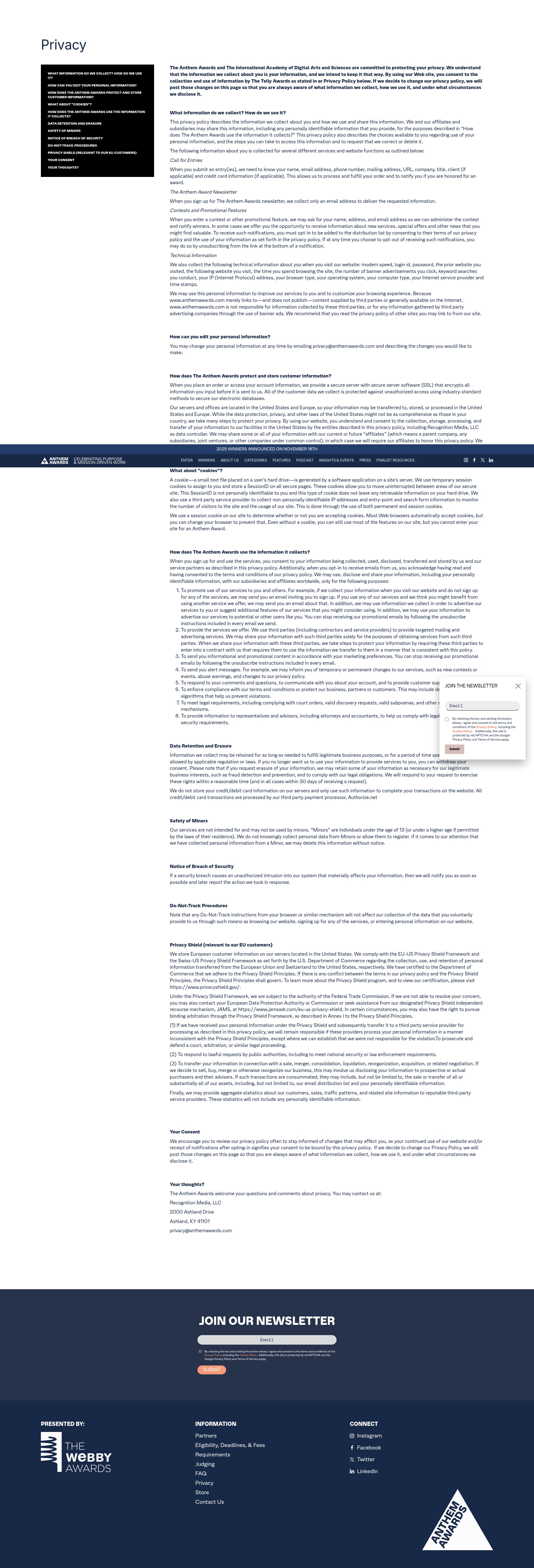 Landing Page