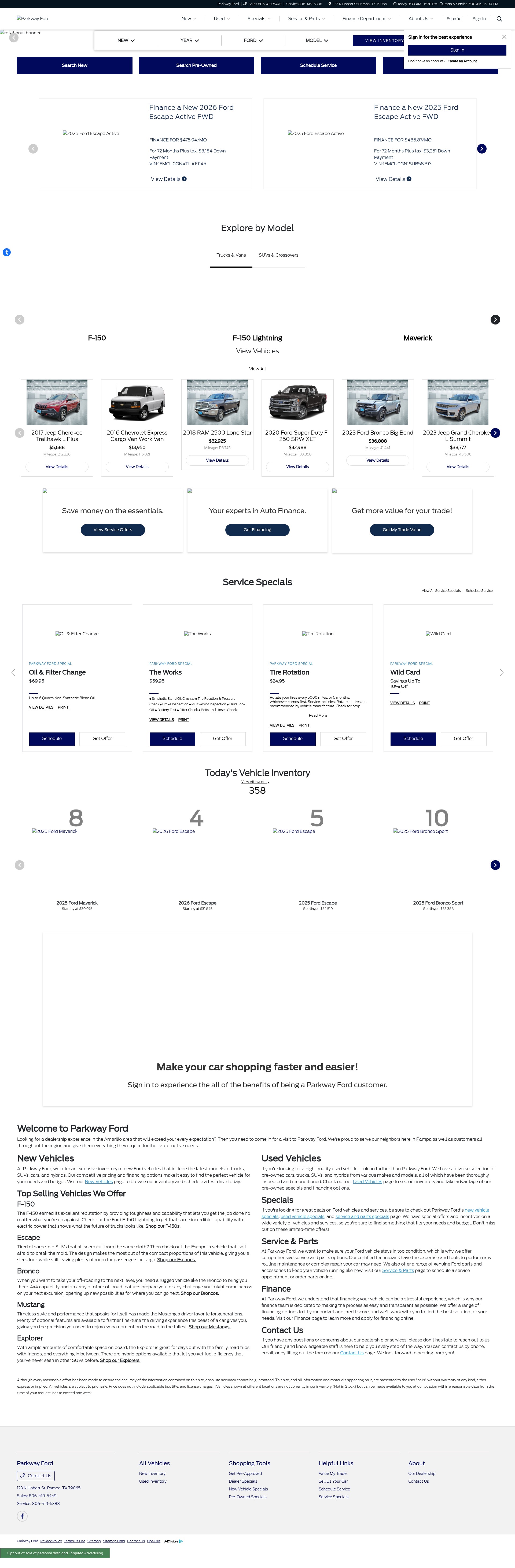 Landing Page