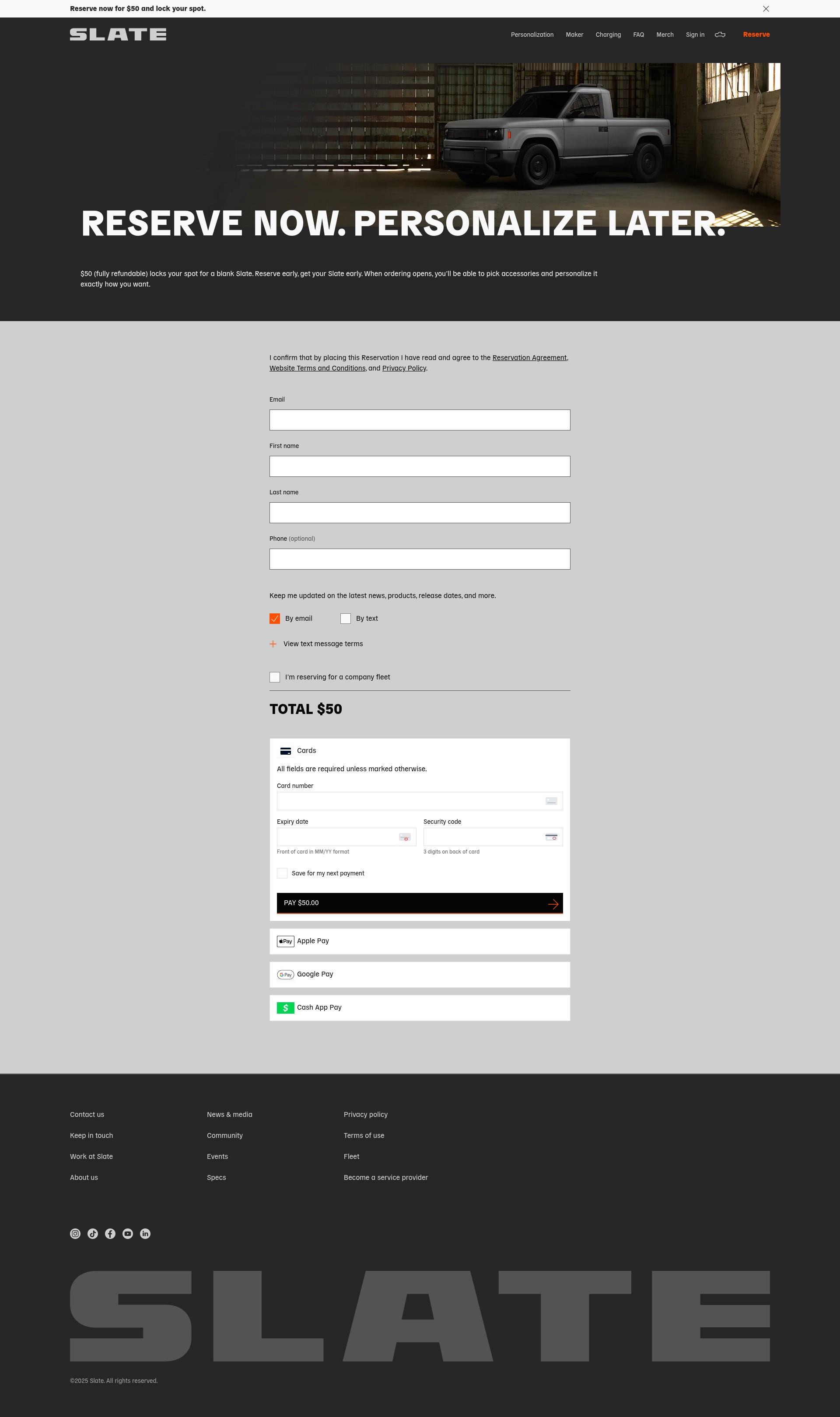 Landing Page