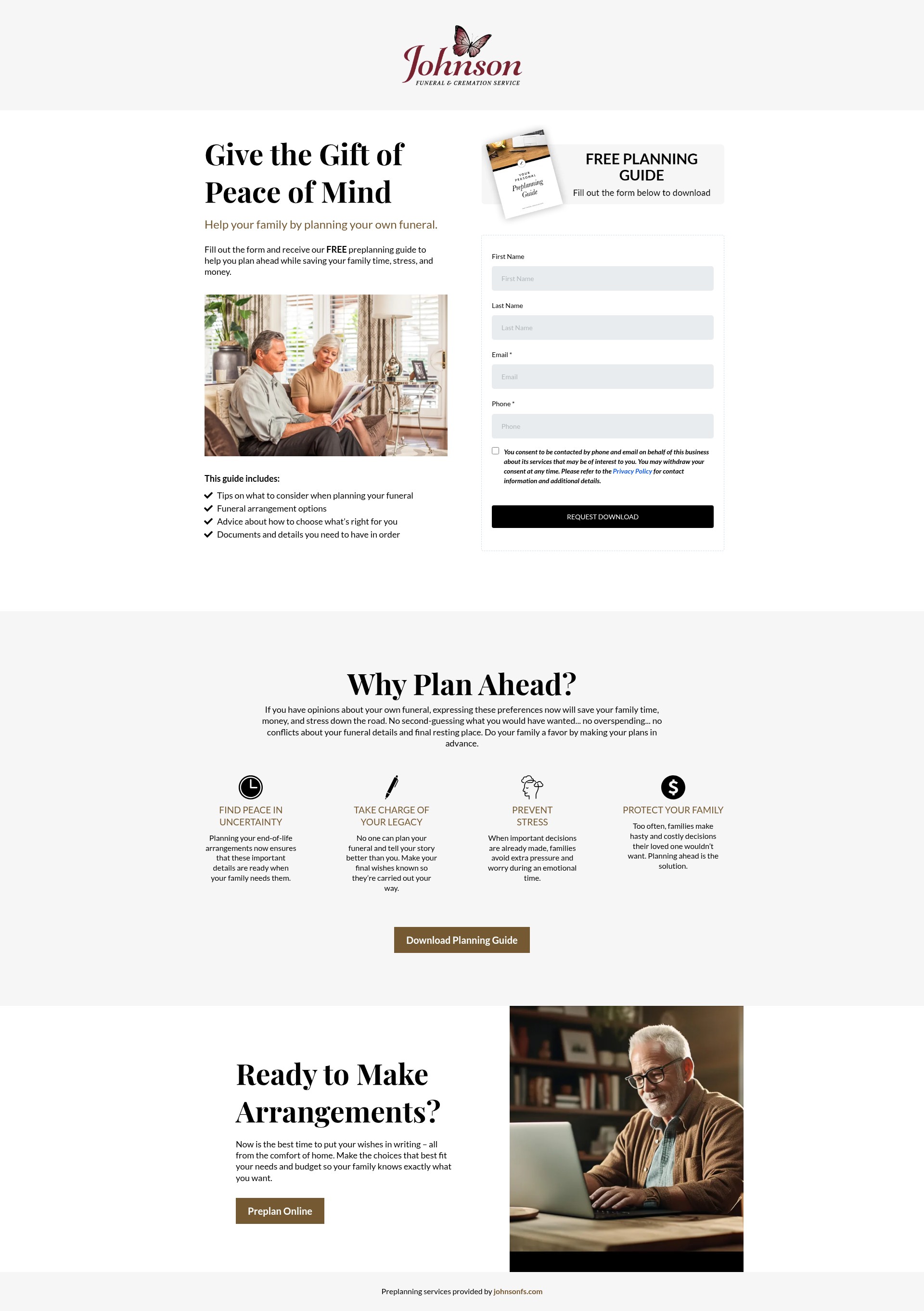 Landing Page