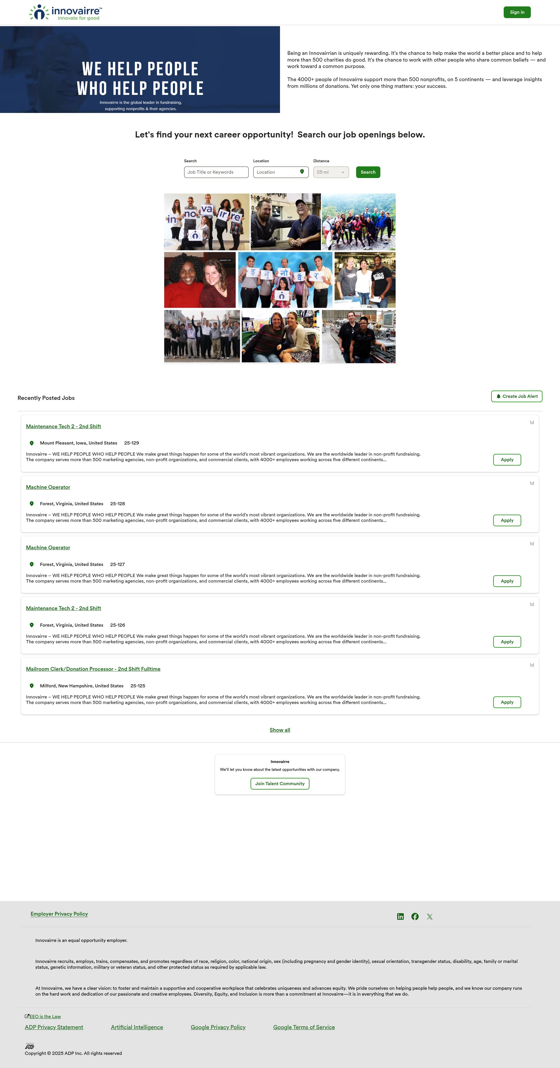 Landing Page