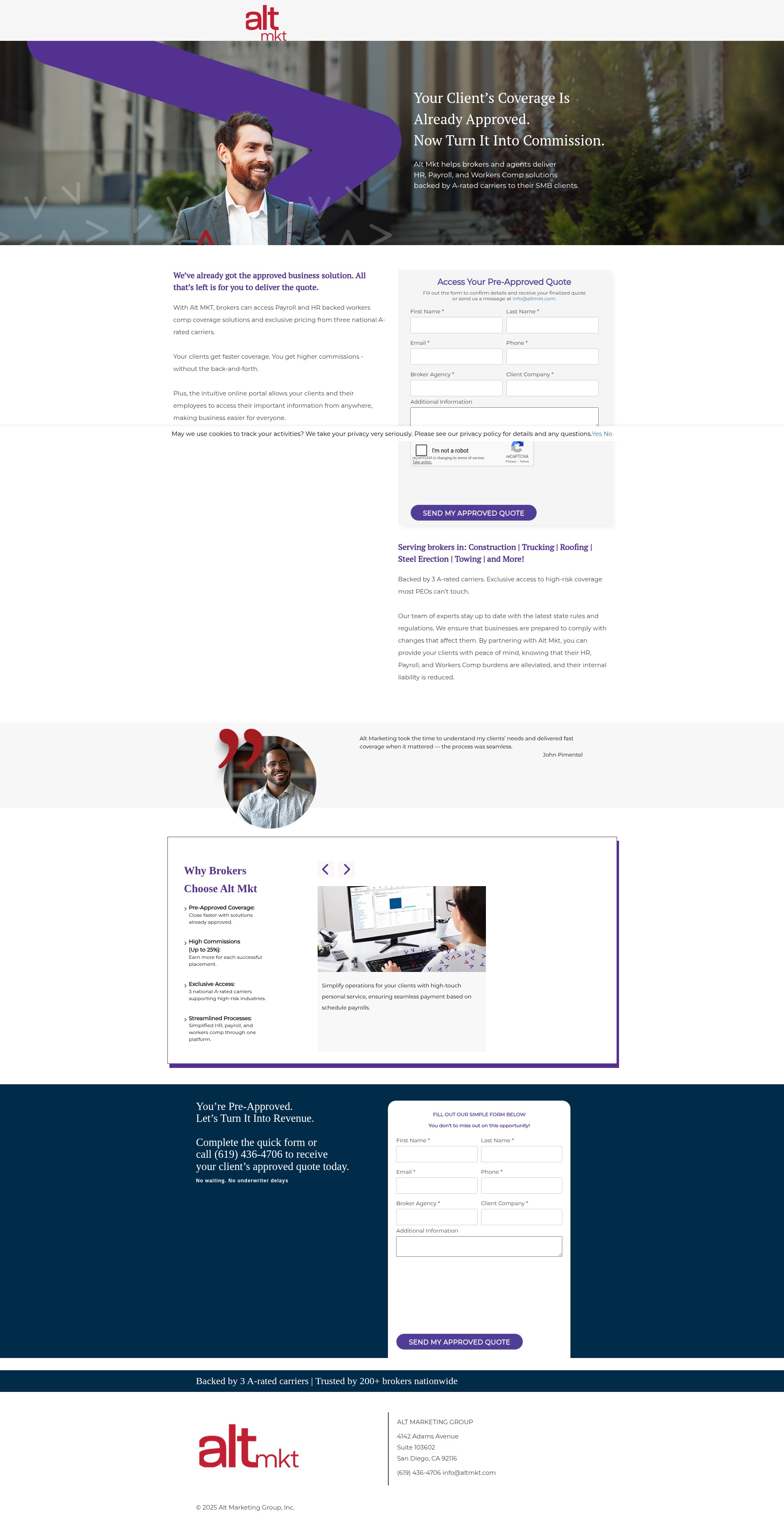 Landing Page