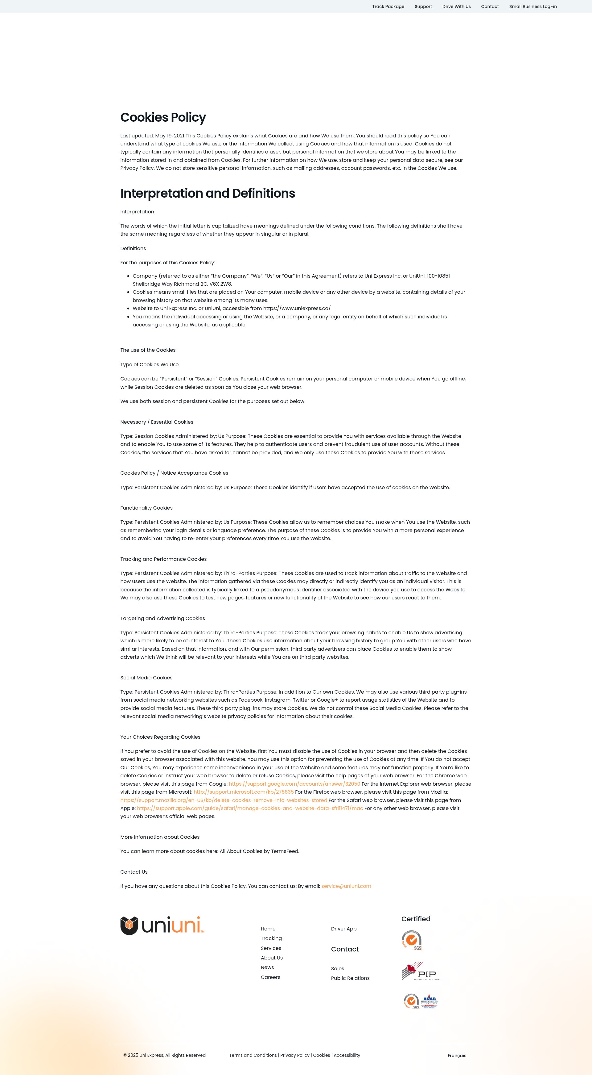 Landing Page