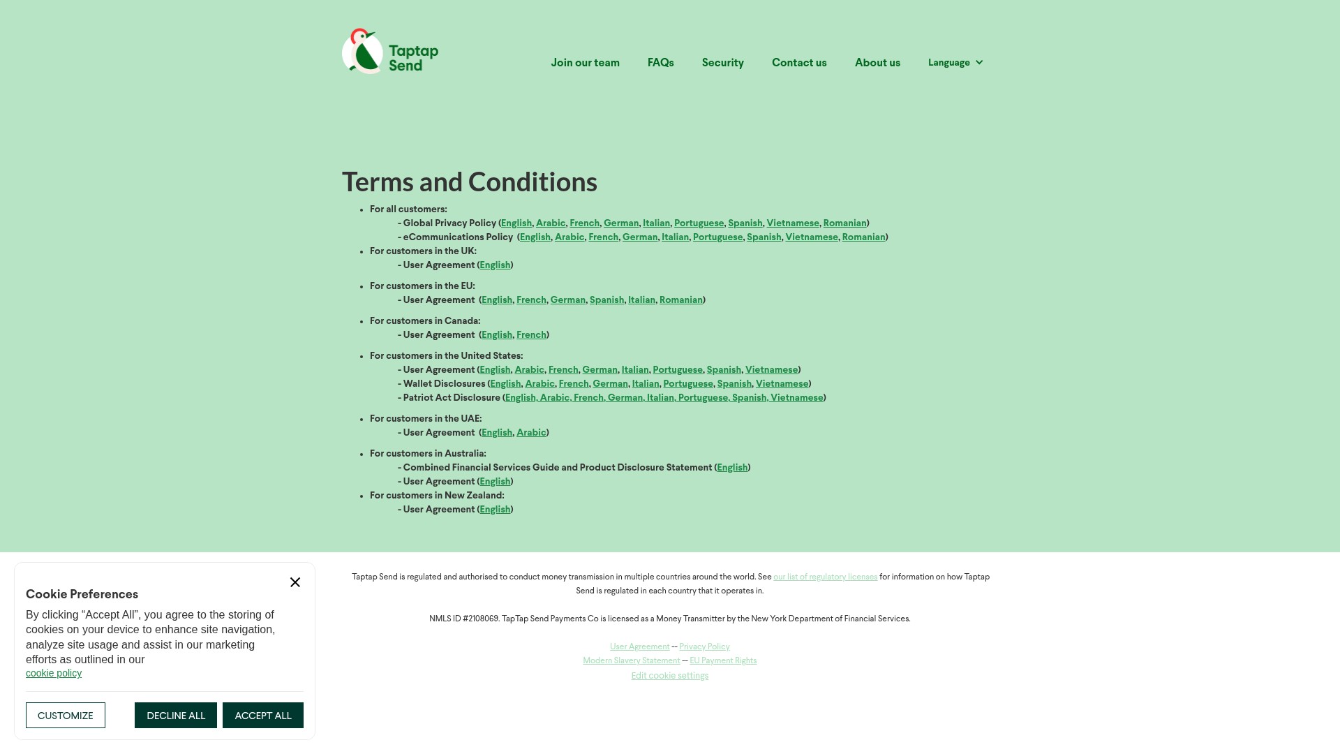 Landing Page