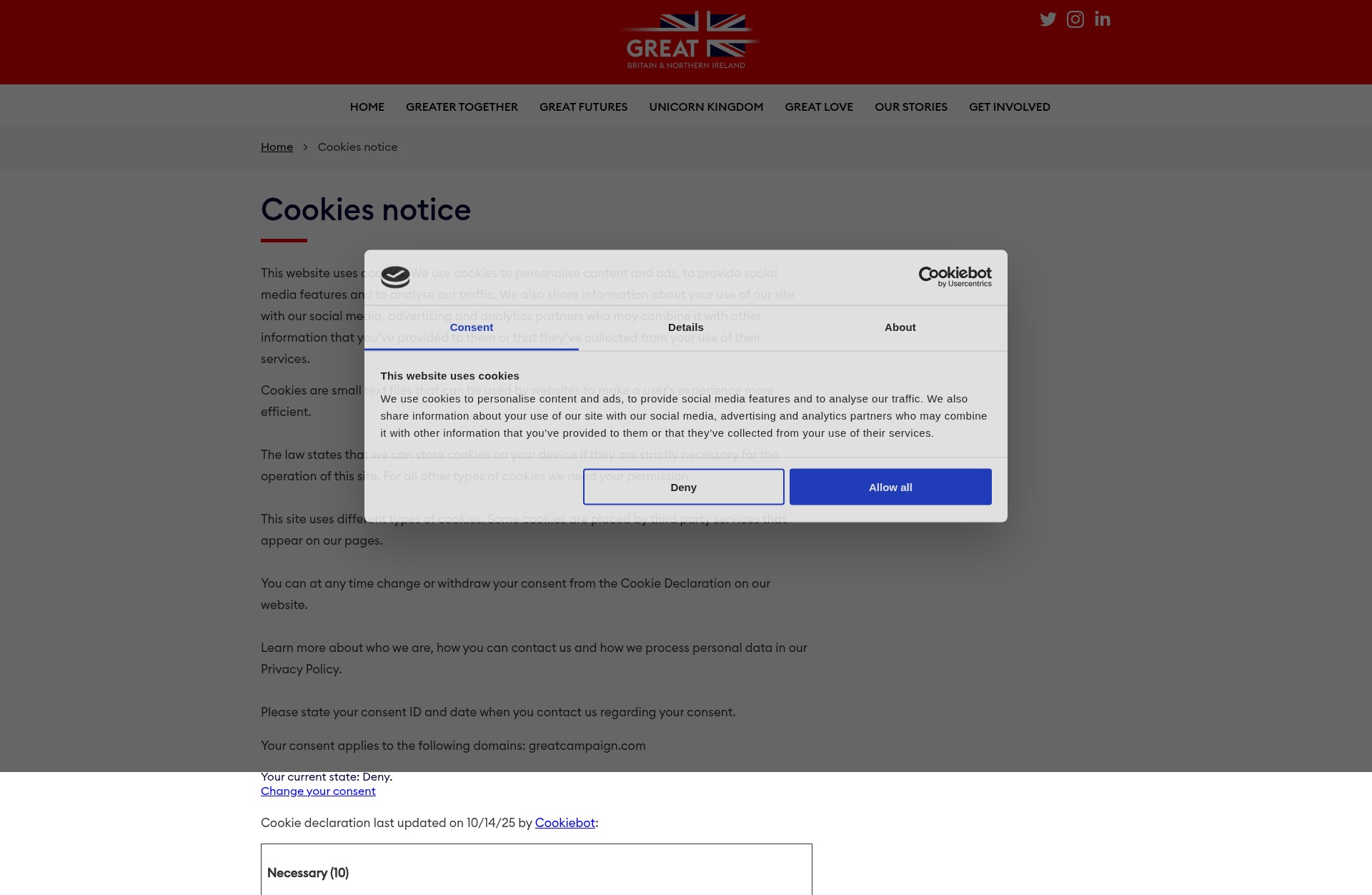 Landing Page
