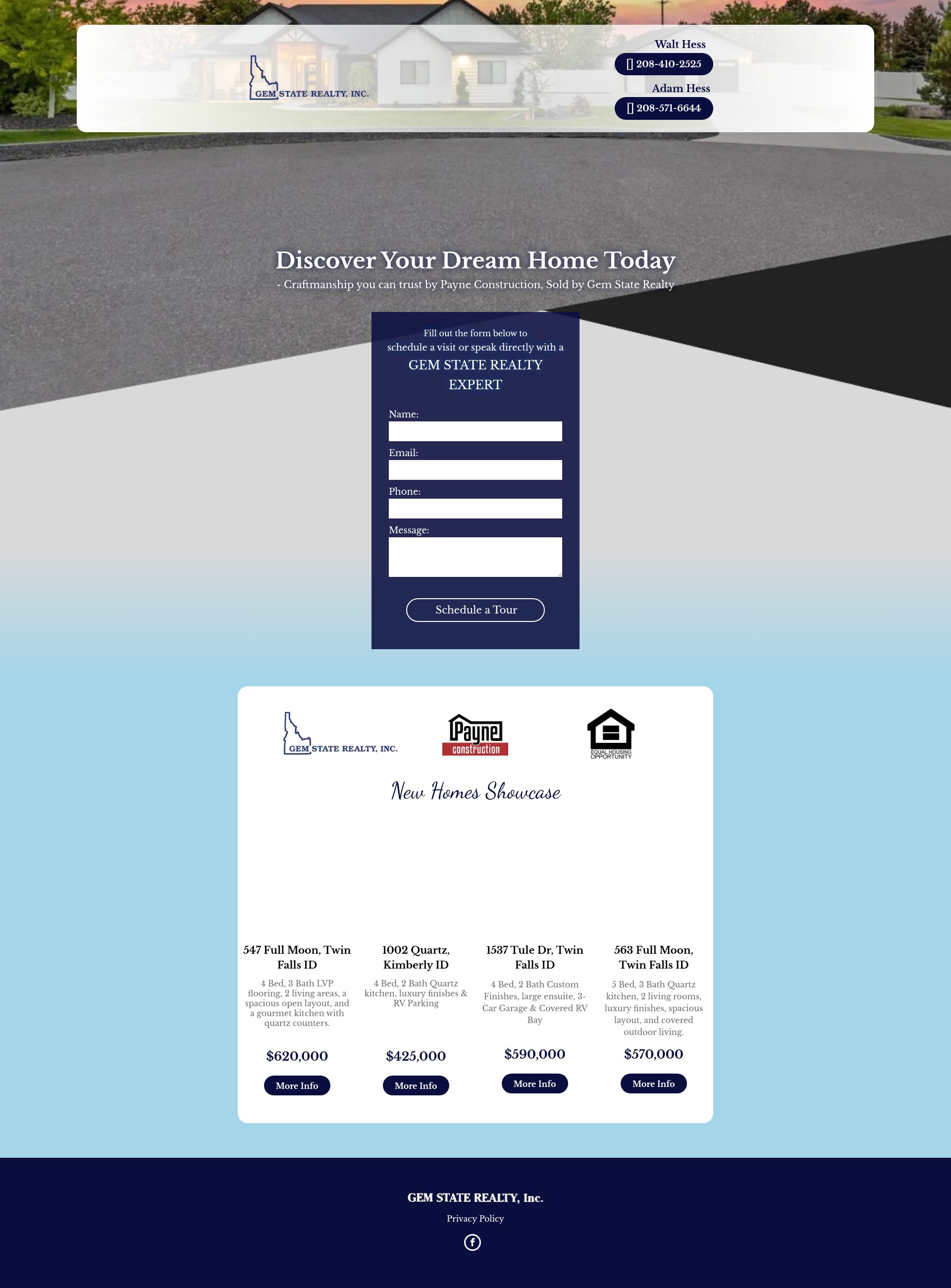 Landing Page