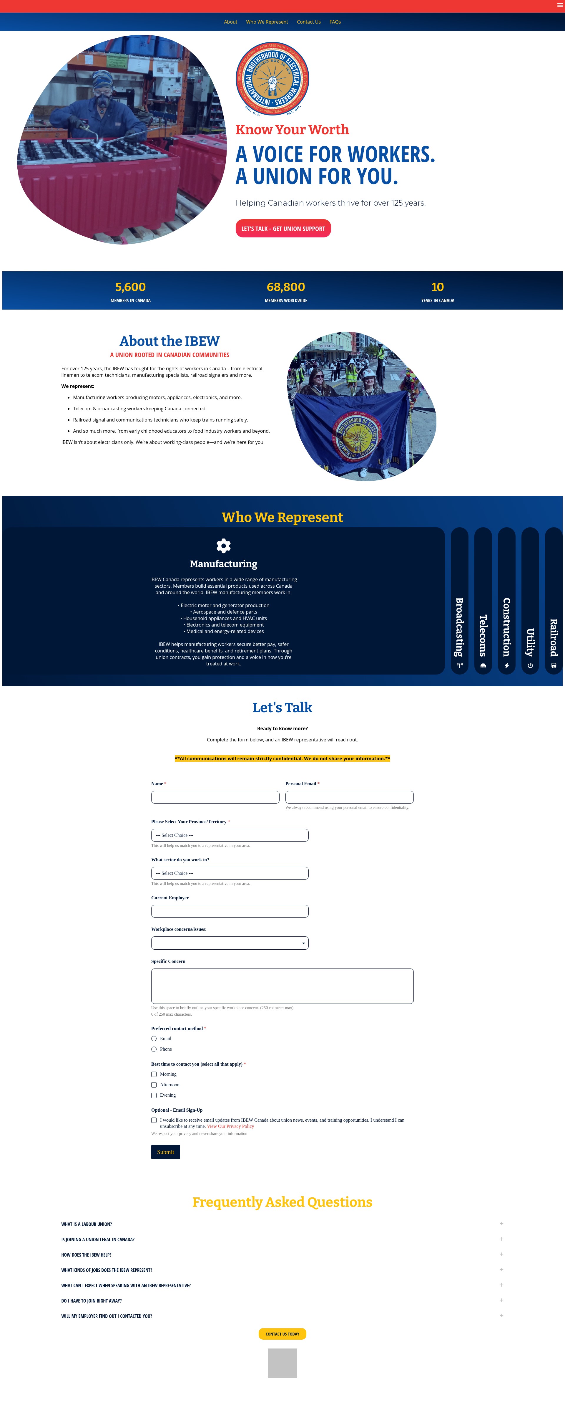 Landing Page