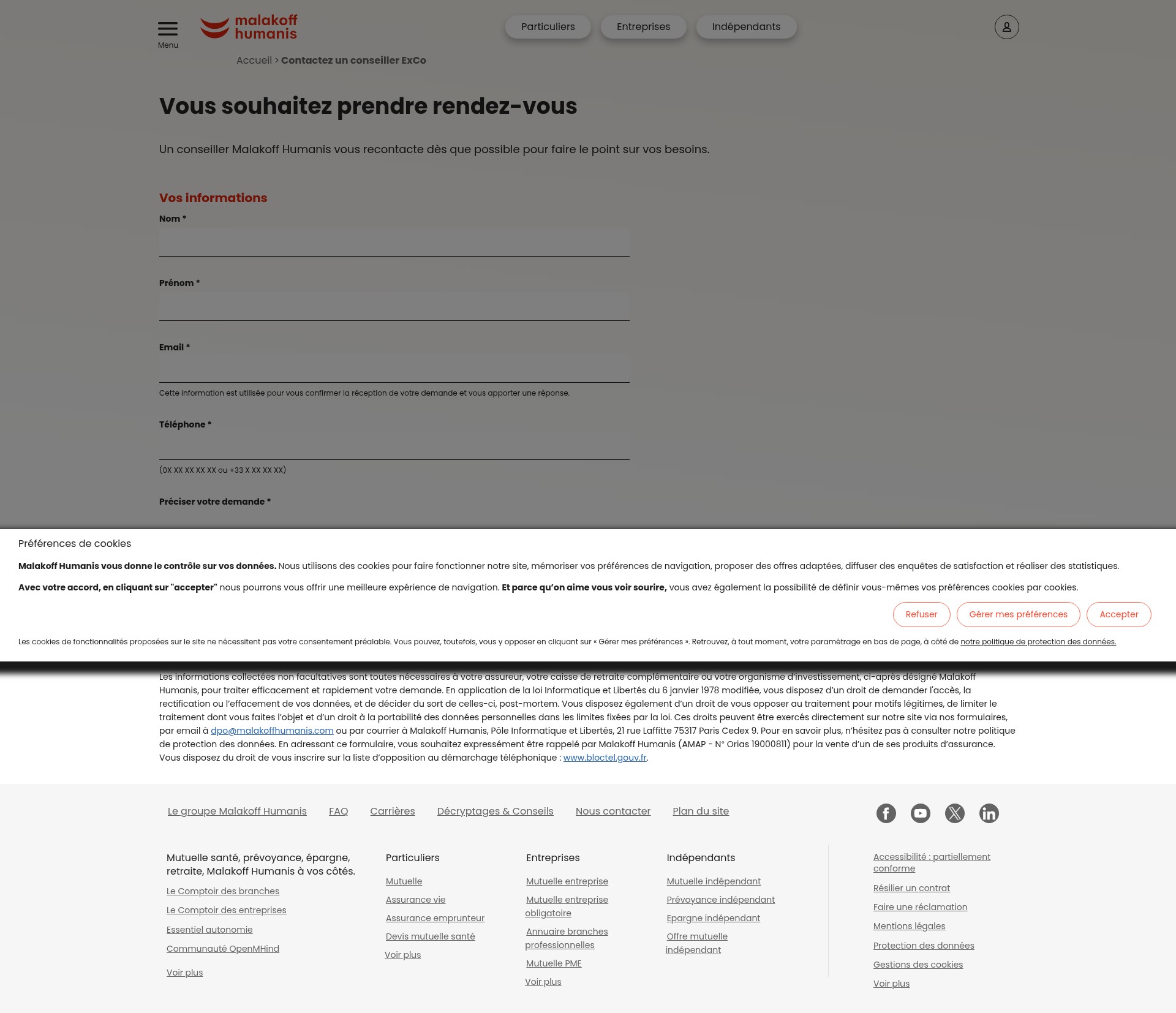 Landing Page