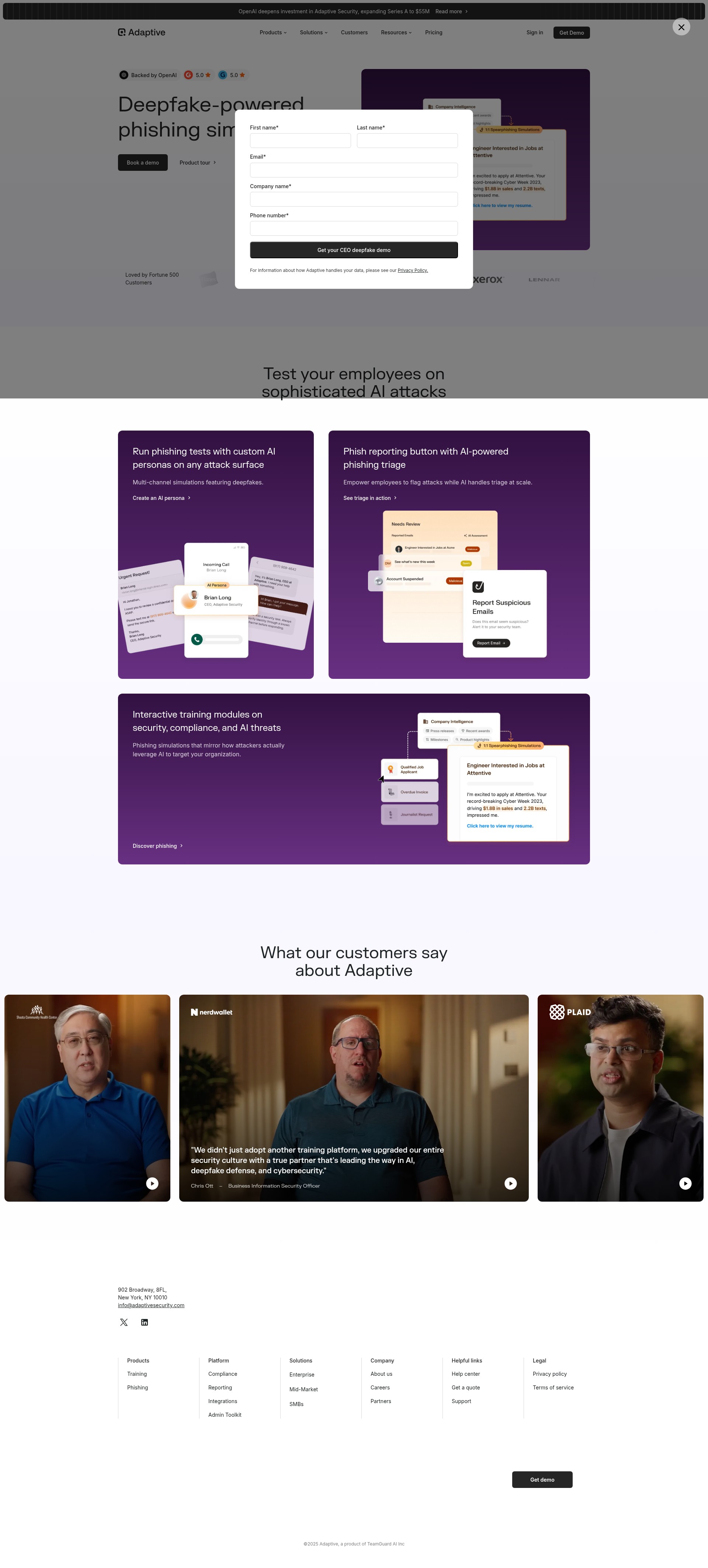 Landing Page