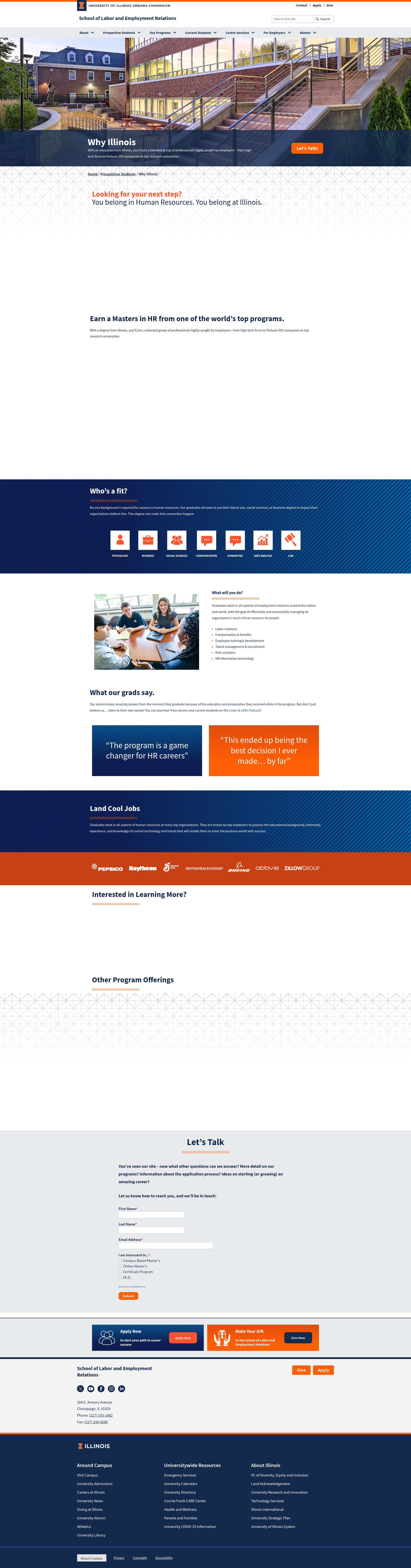Landing Page