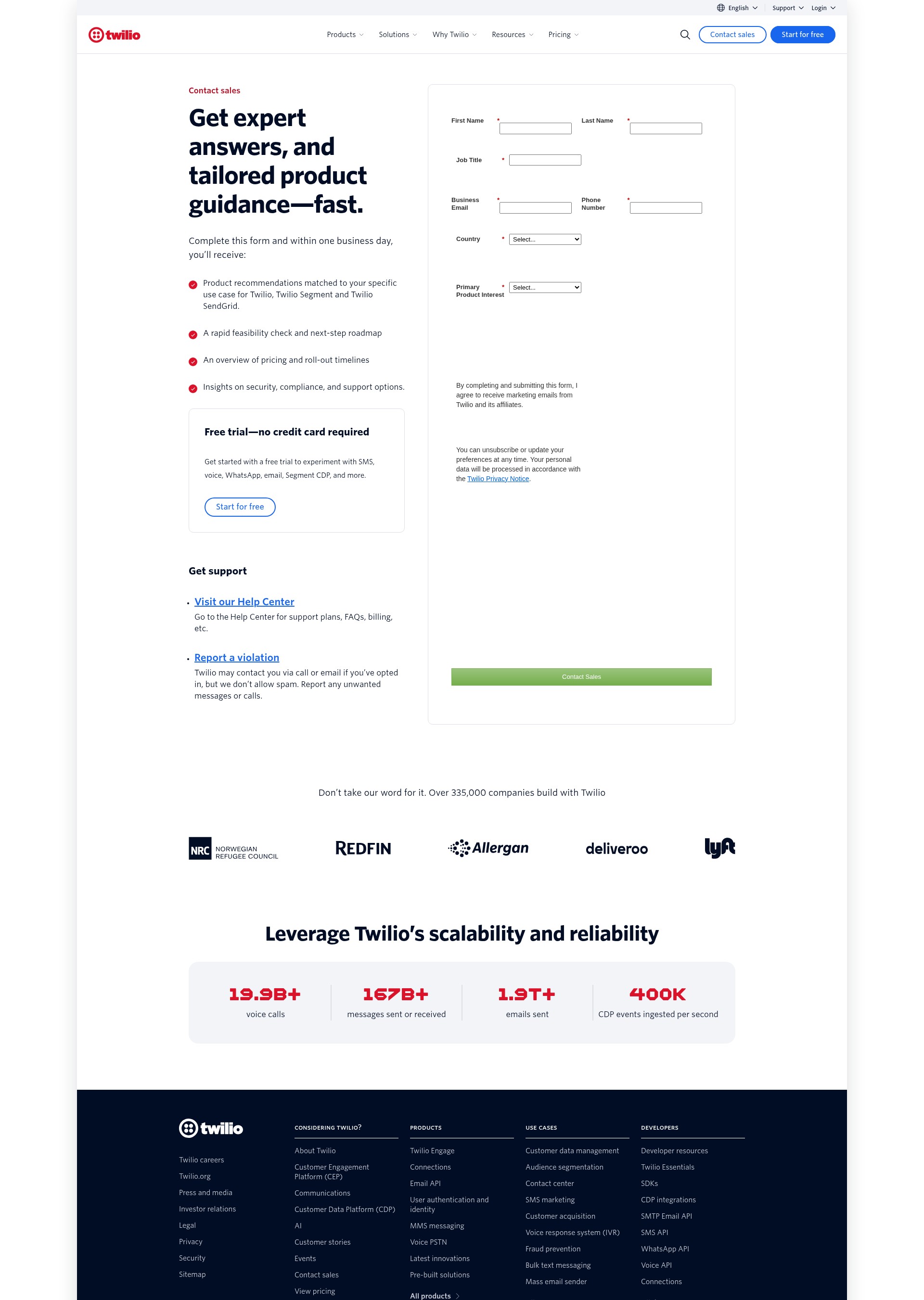Landing Page