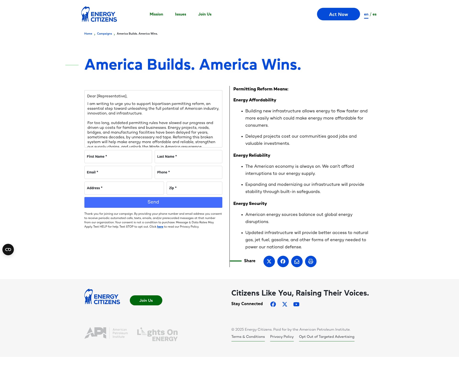 Landing Page