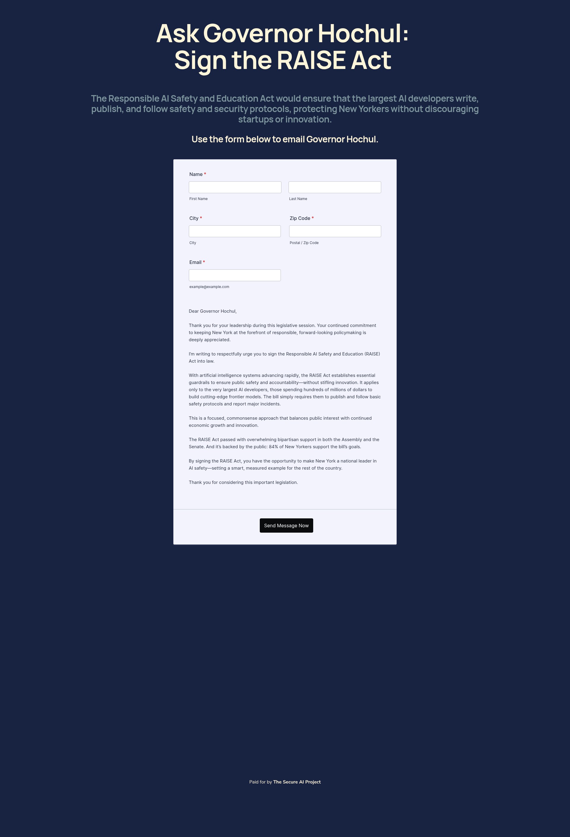 Landing Page