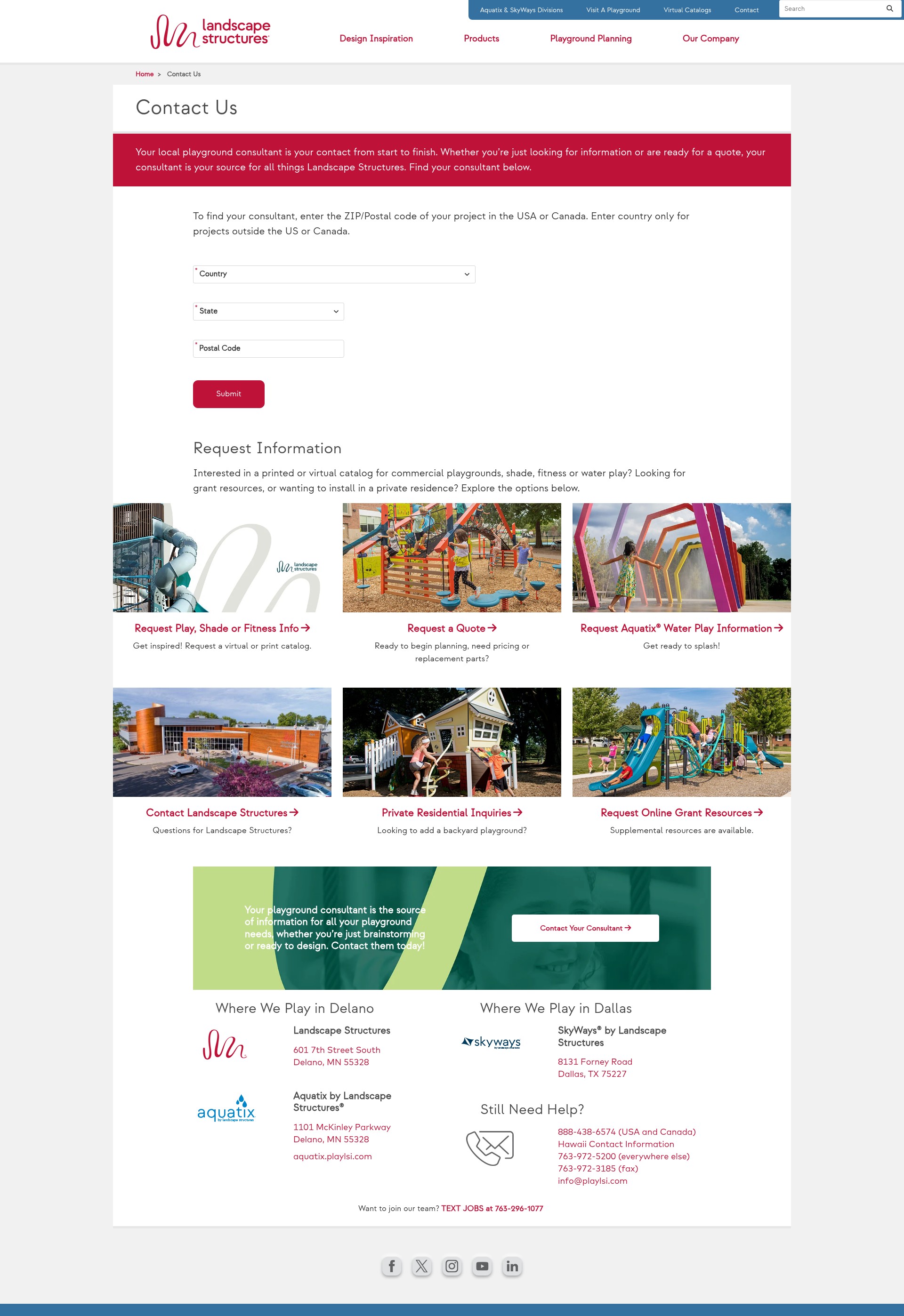 Landing Page