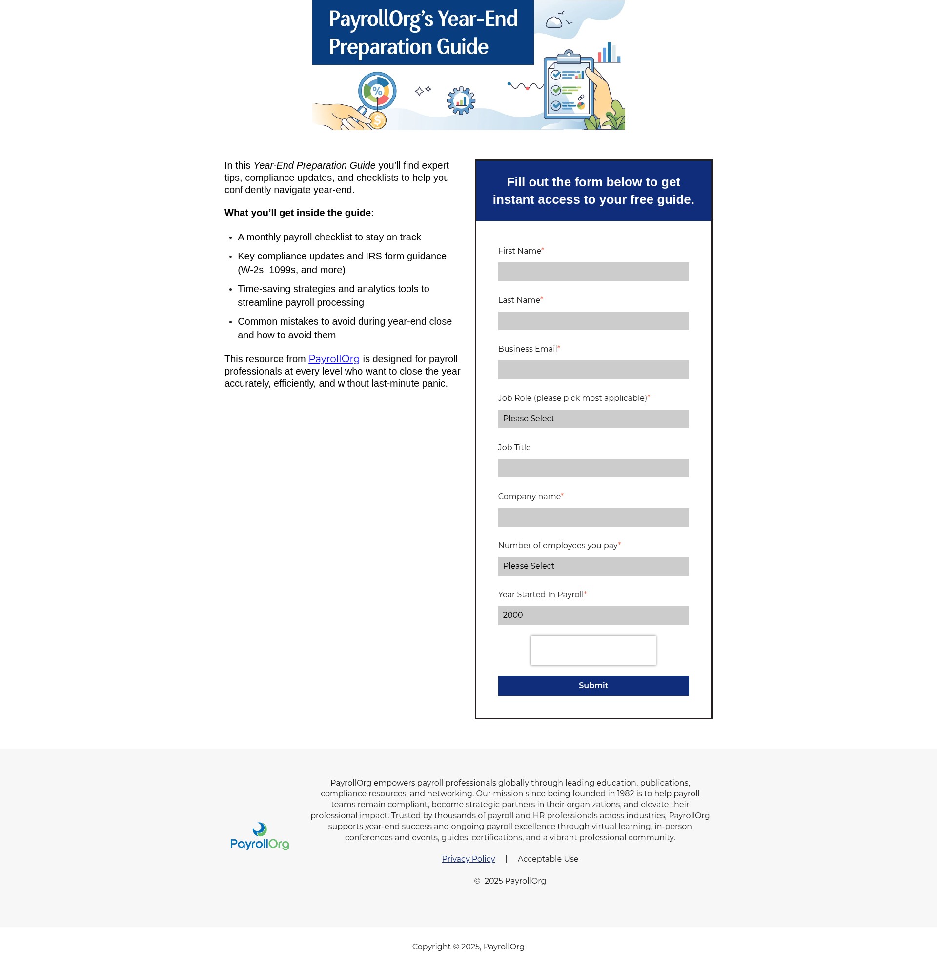 Landing Page