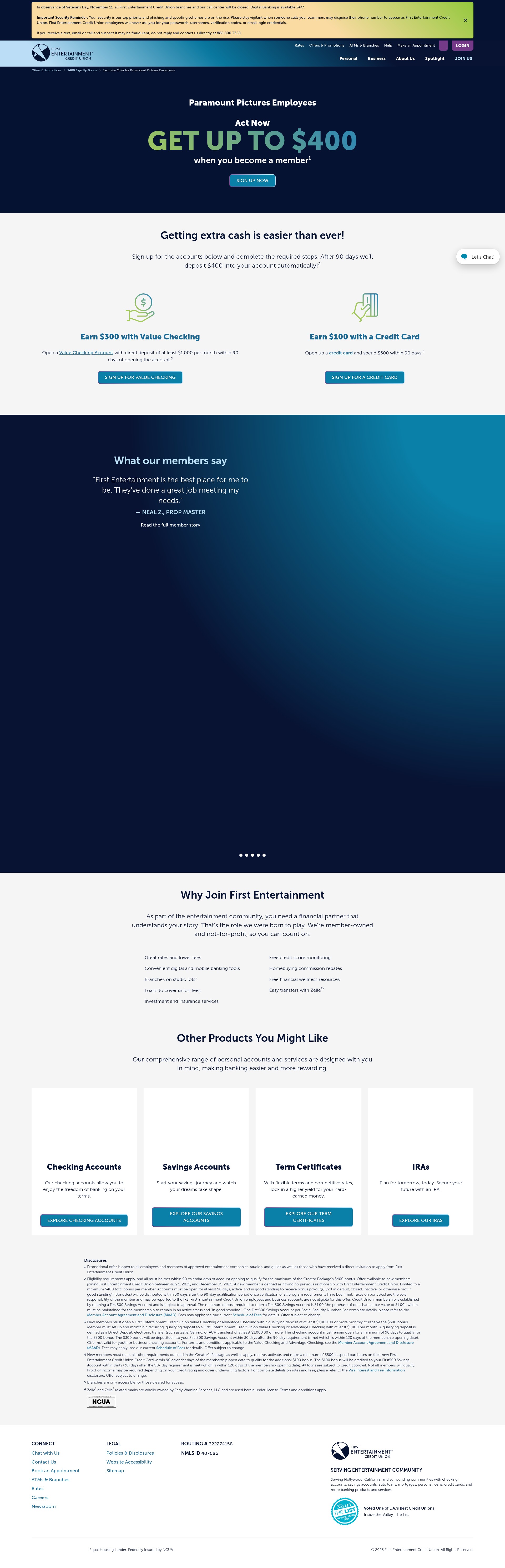 Landing Page