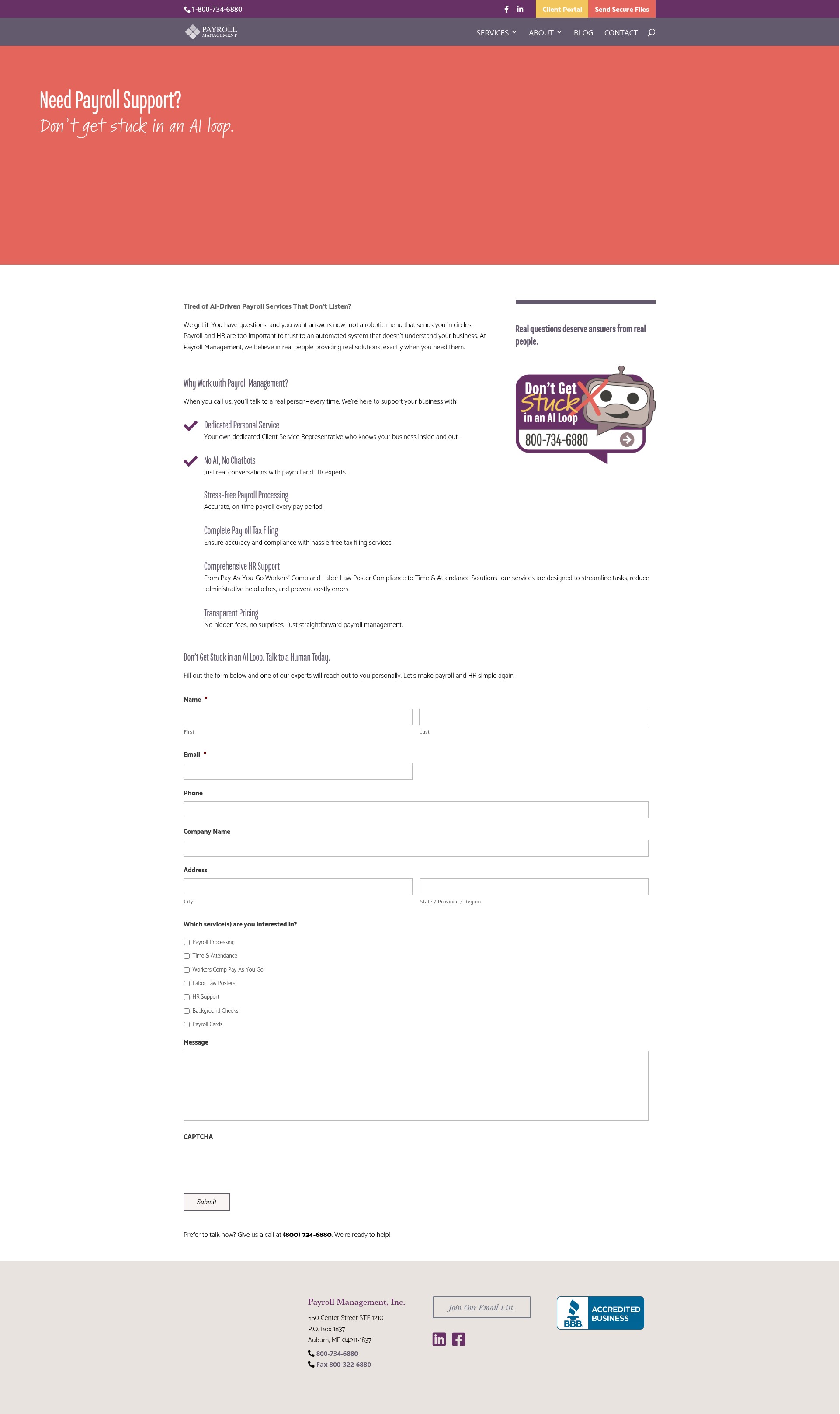 Landing Page