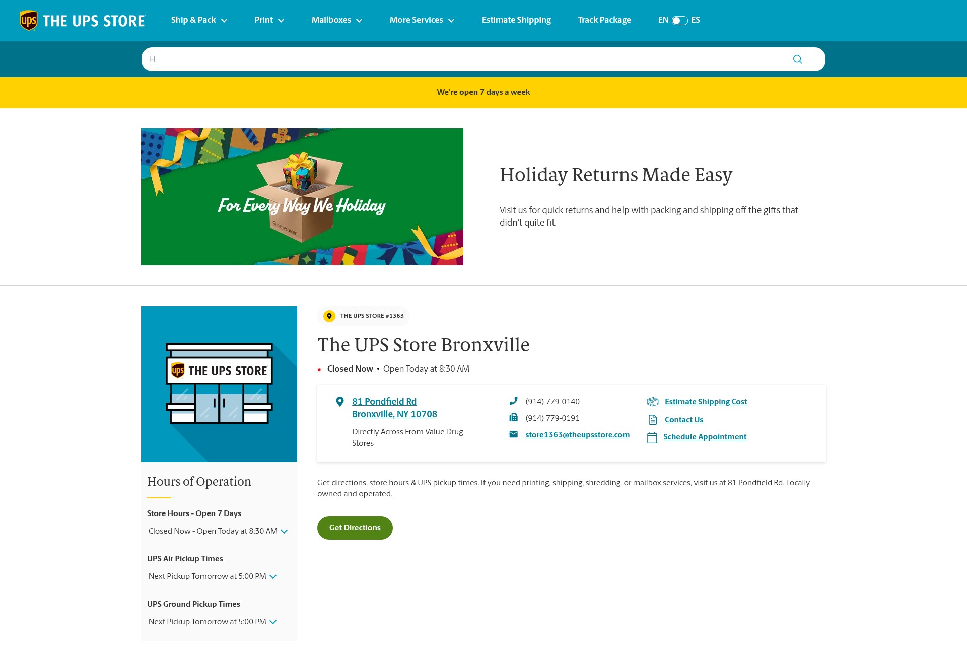 Landing Page
