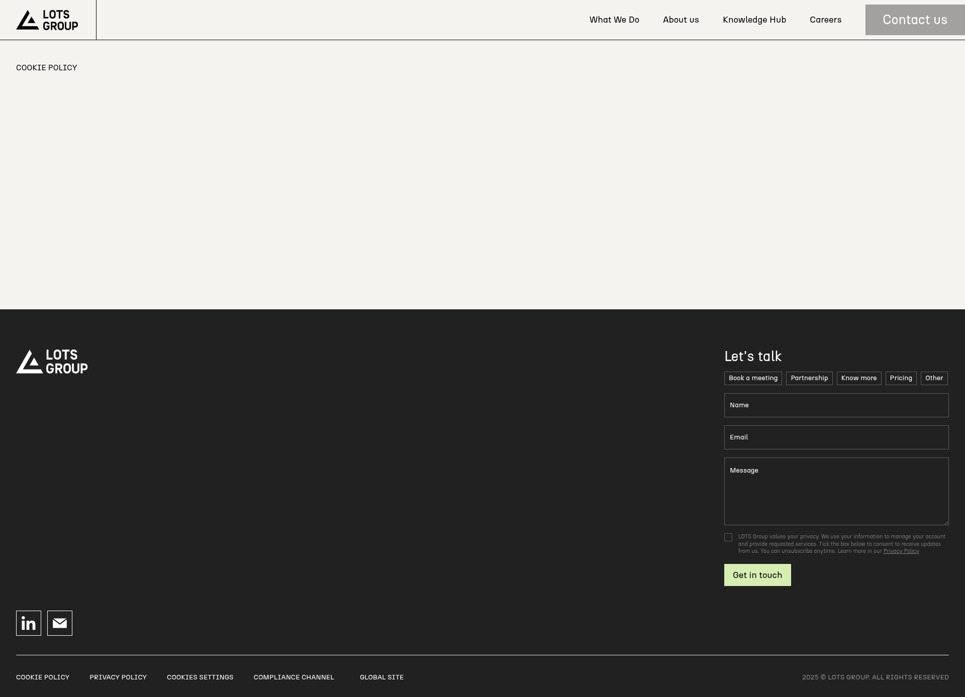 Landing Page