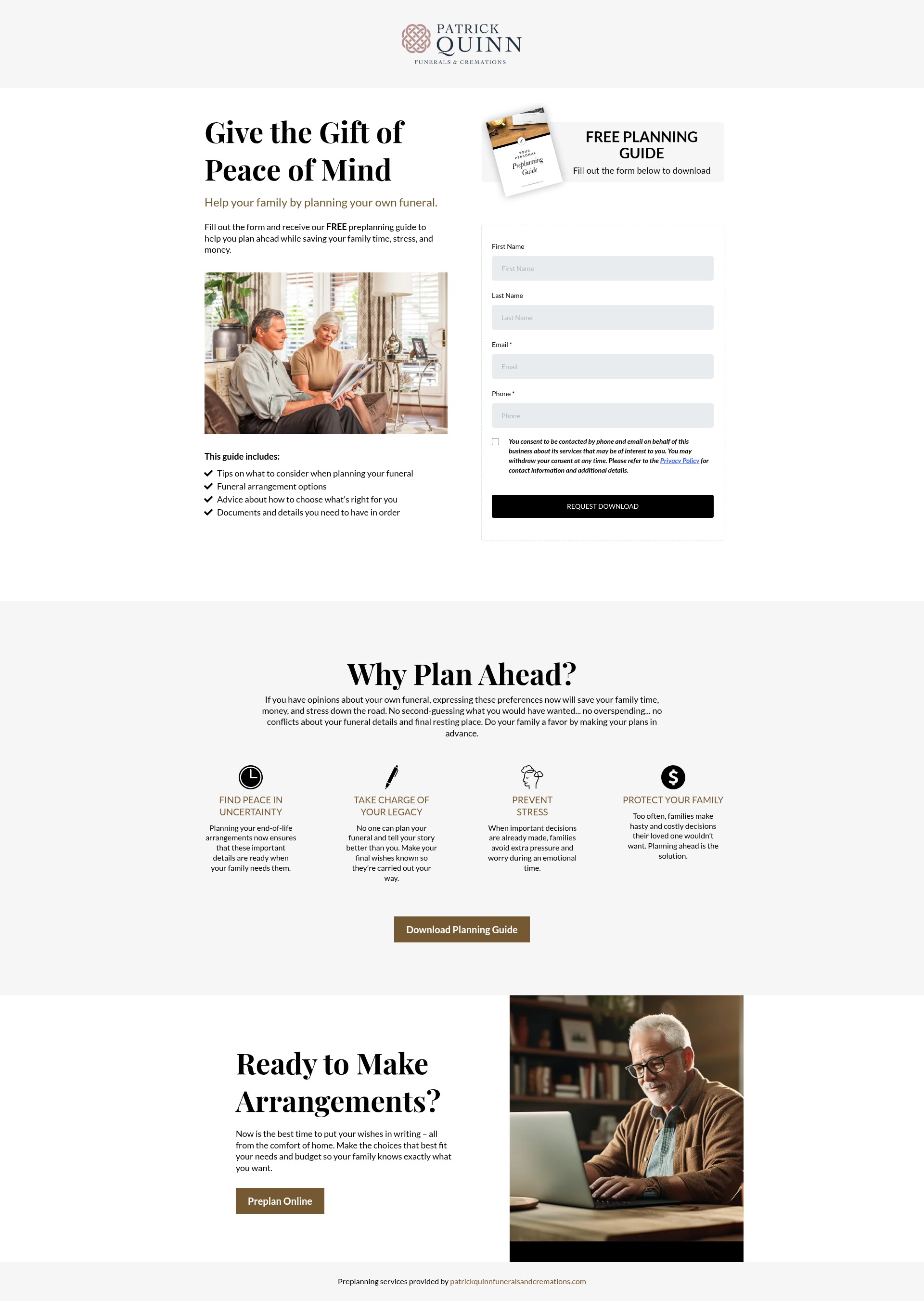 Landing Page