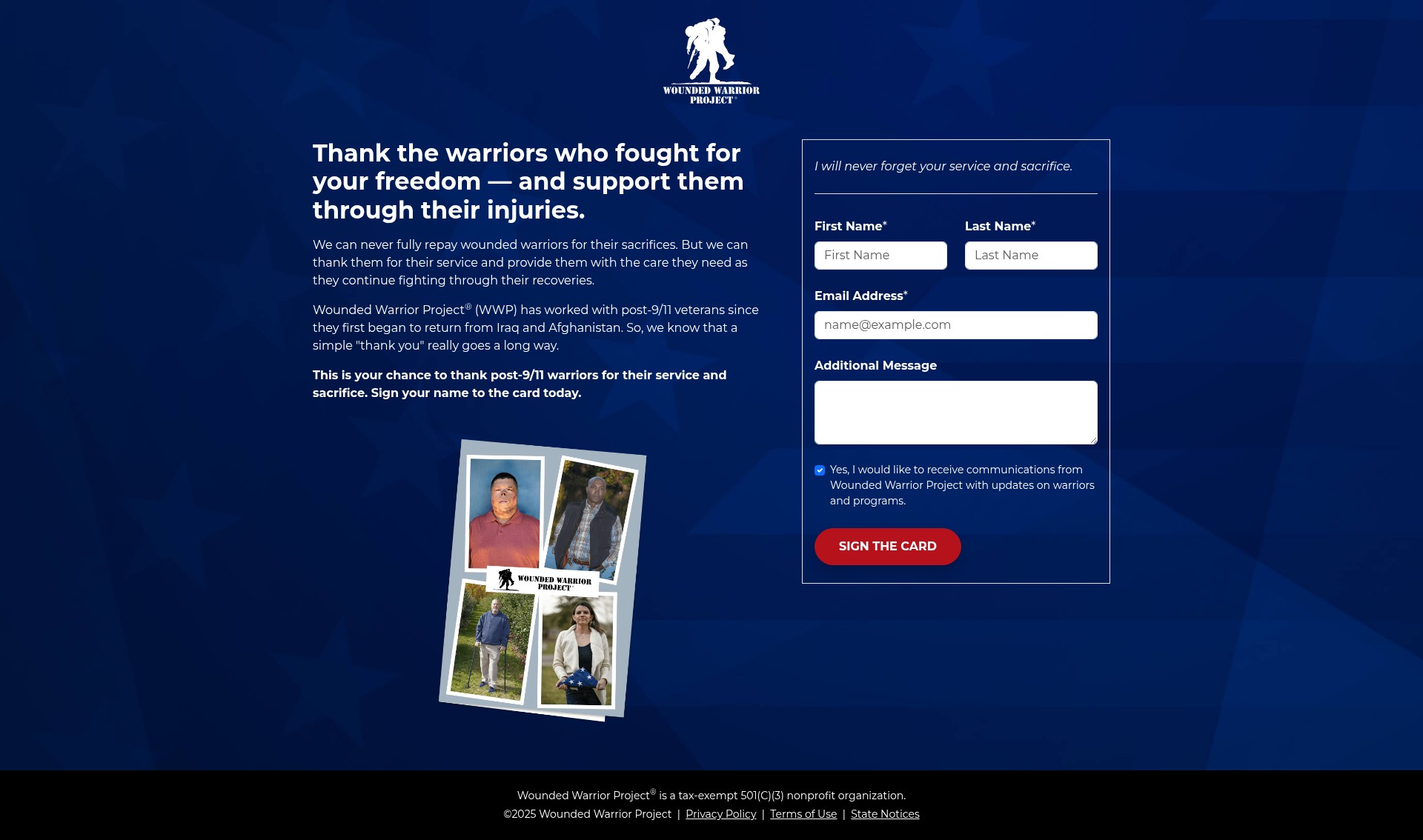 Landing Page
