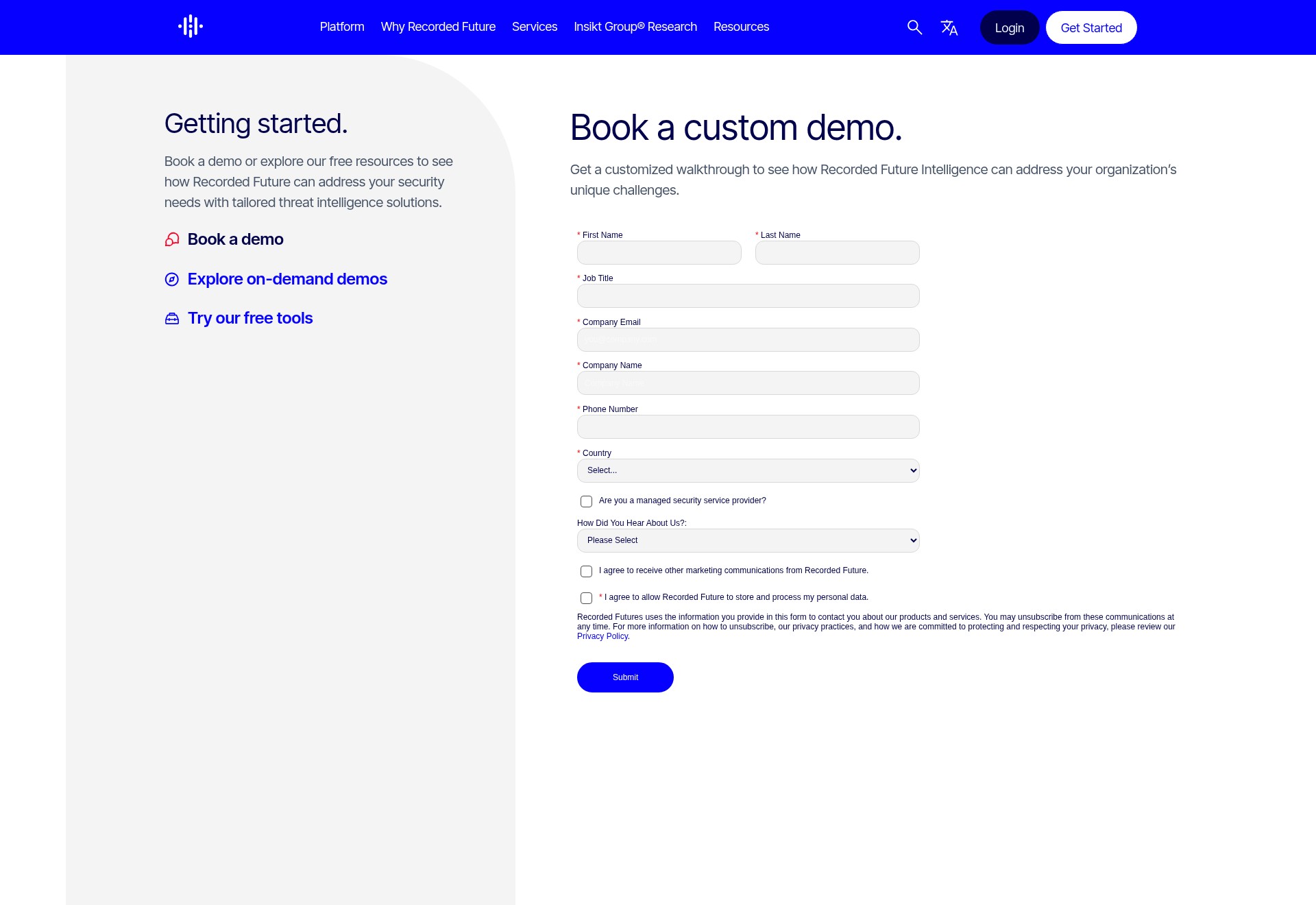 Landing Page