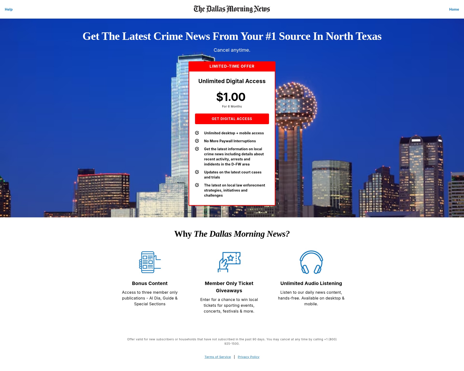 Landing Page